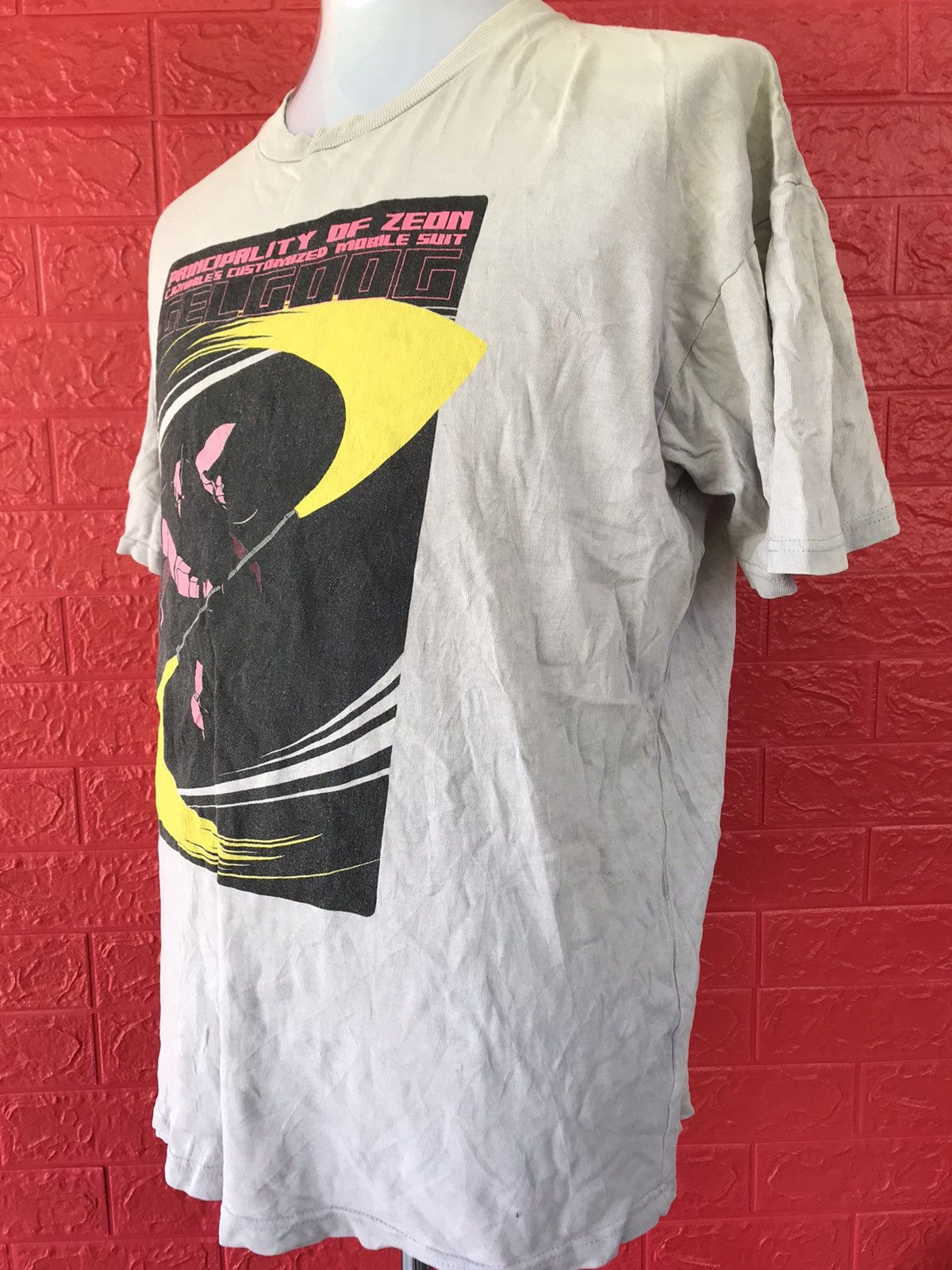 Cartoon Network × Vintage Vintage Japan Anime Principality Of Zeon Gelgoog Tee Size US XL / EU 56 / 4 - 4 Thumbnail
