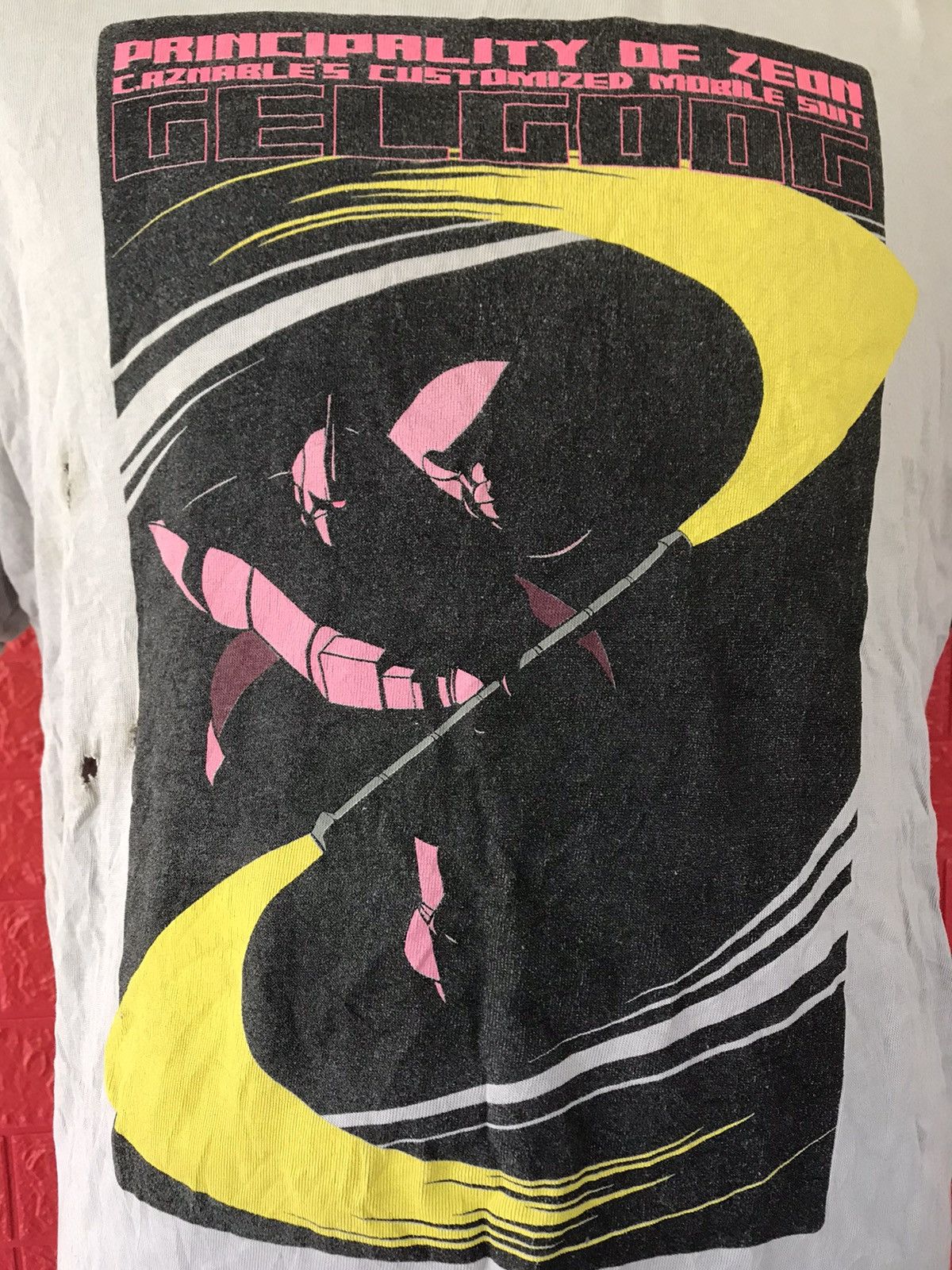 Cartoon Network × Vintage Vintage Japan Anime Principality Of Zeon Gelgoog Tee Size US XL / EU 56 / 4 - 7 Thumbnail