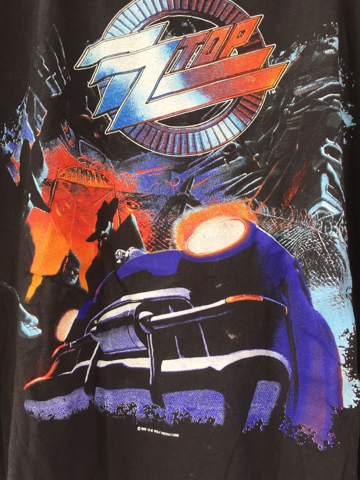 Band Tees × Vintage Vintage ZZ TOP Band Shirt Recycler Tour 1991 Tee Size US XL / EU 56 / 4 - 5 Thumbnail
