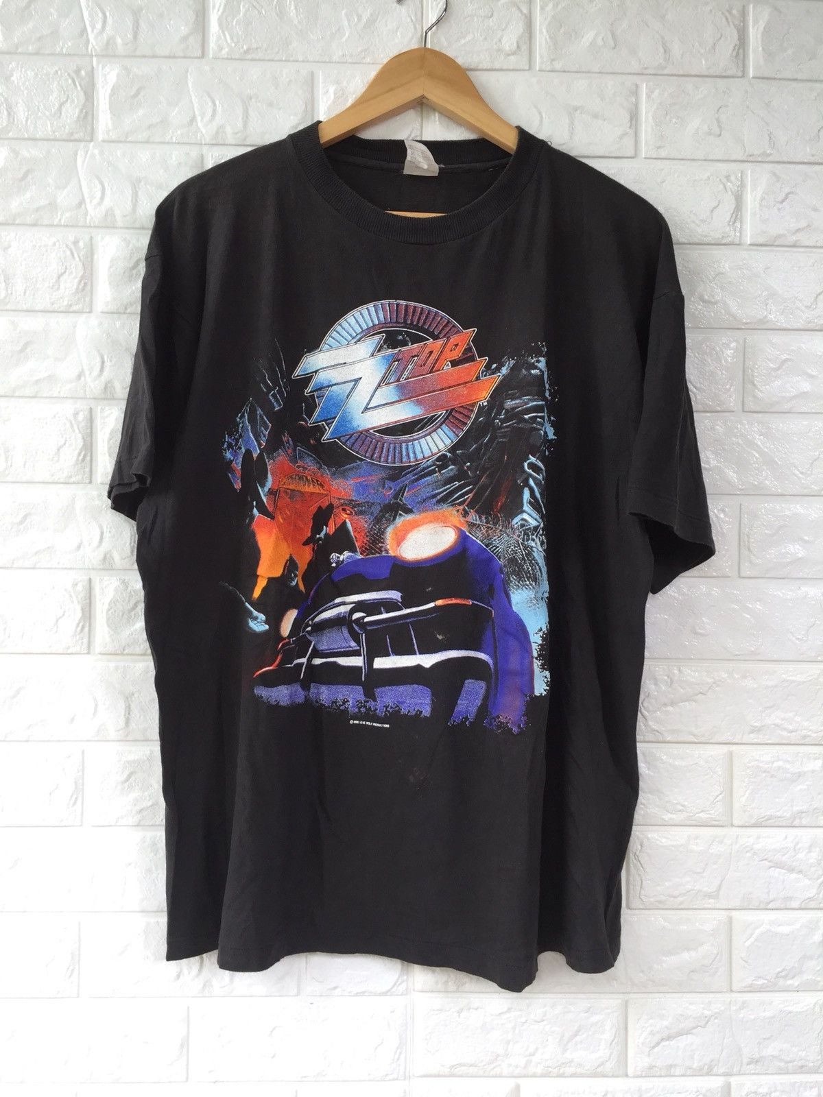 Band Tees × Vintage Vintage ZZ TOP Band Shirt Recycler Tour 1991 Tee Size US XL / EU 56 / 4 - 2 Thumbnail