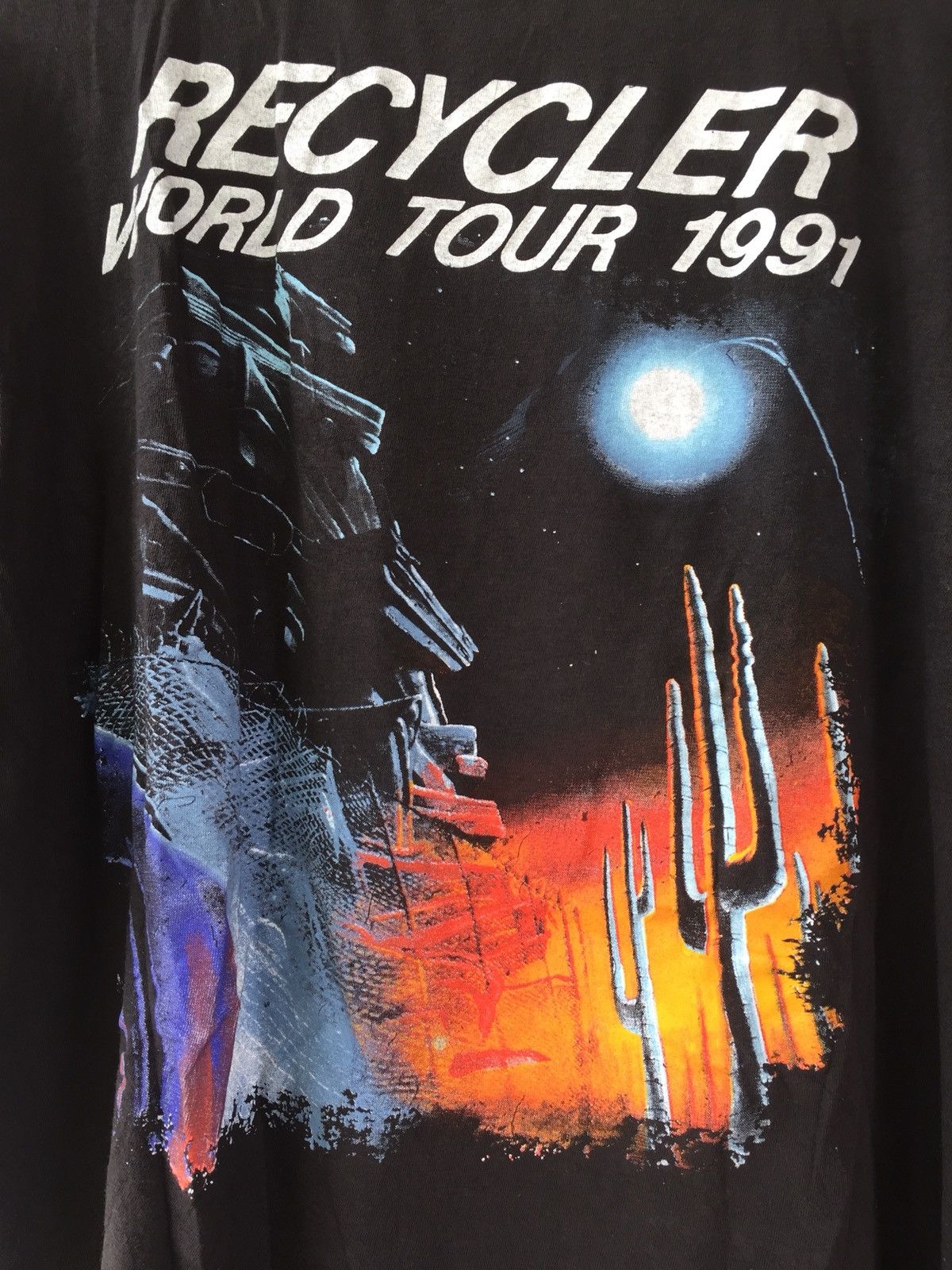 Band Tees × Vintage Vintage ZZ TOP Band Shirt Recycler Tour 1991 Tee Size US XL / EU 56 / 4 - 8 Thumbnail