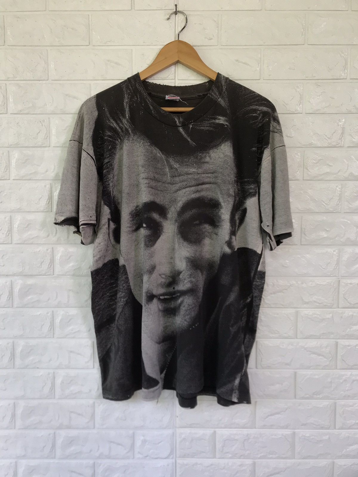 Band Tees × Vintage Vintage 90s Legendary James Dean All Overprint Tshirt Size US XL / EU 56 / 4 - 1 Thumbnail