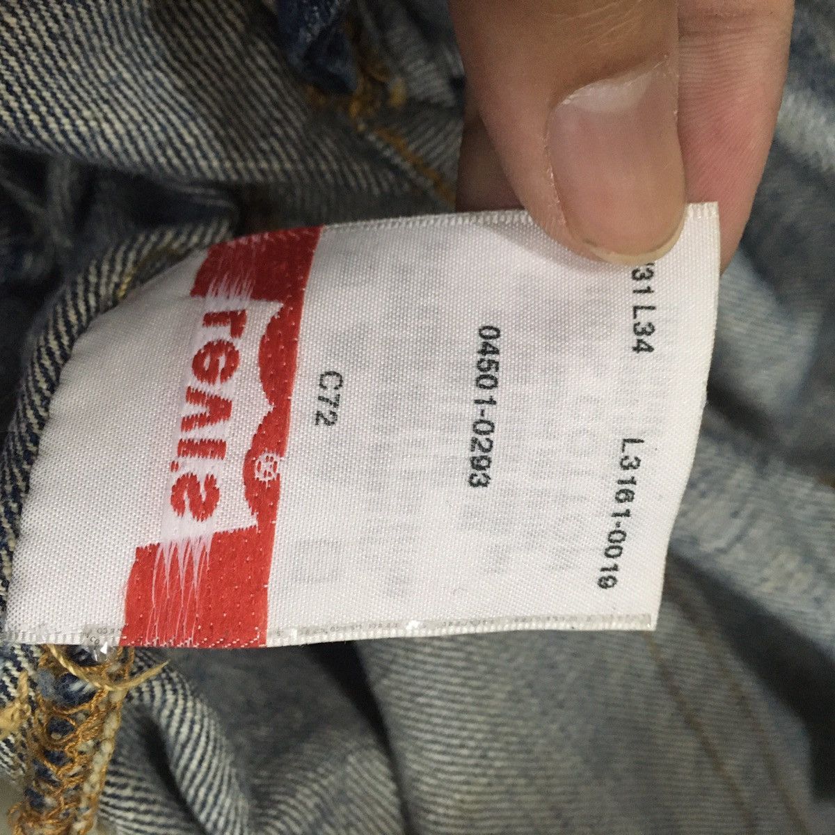 Levi's Vintage Levi’s 501 Patchwork And Distressed Denim Jeans Size US 30 / EU 46 - 8 Thumbnail