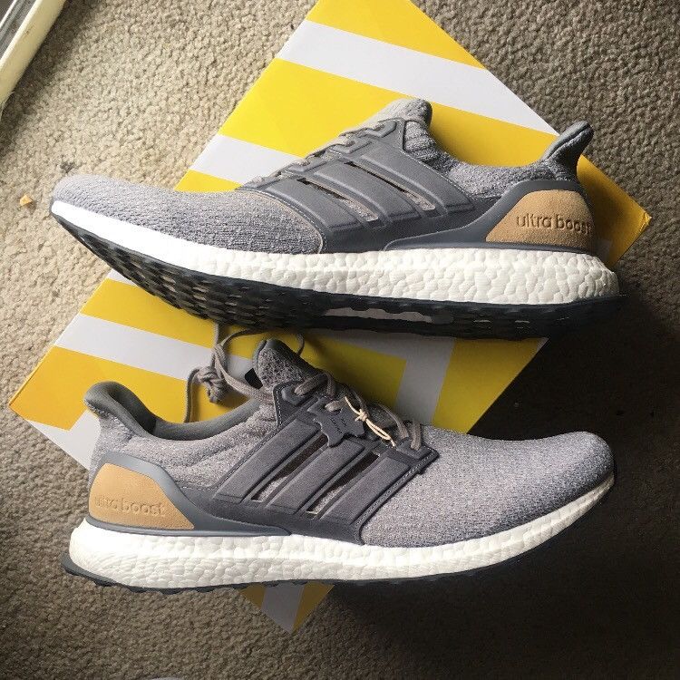 Adidas Ultra Boost Ltd Grey Leather Size US 13 / EU 46 - 2 Preview