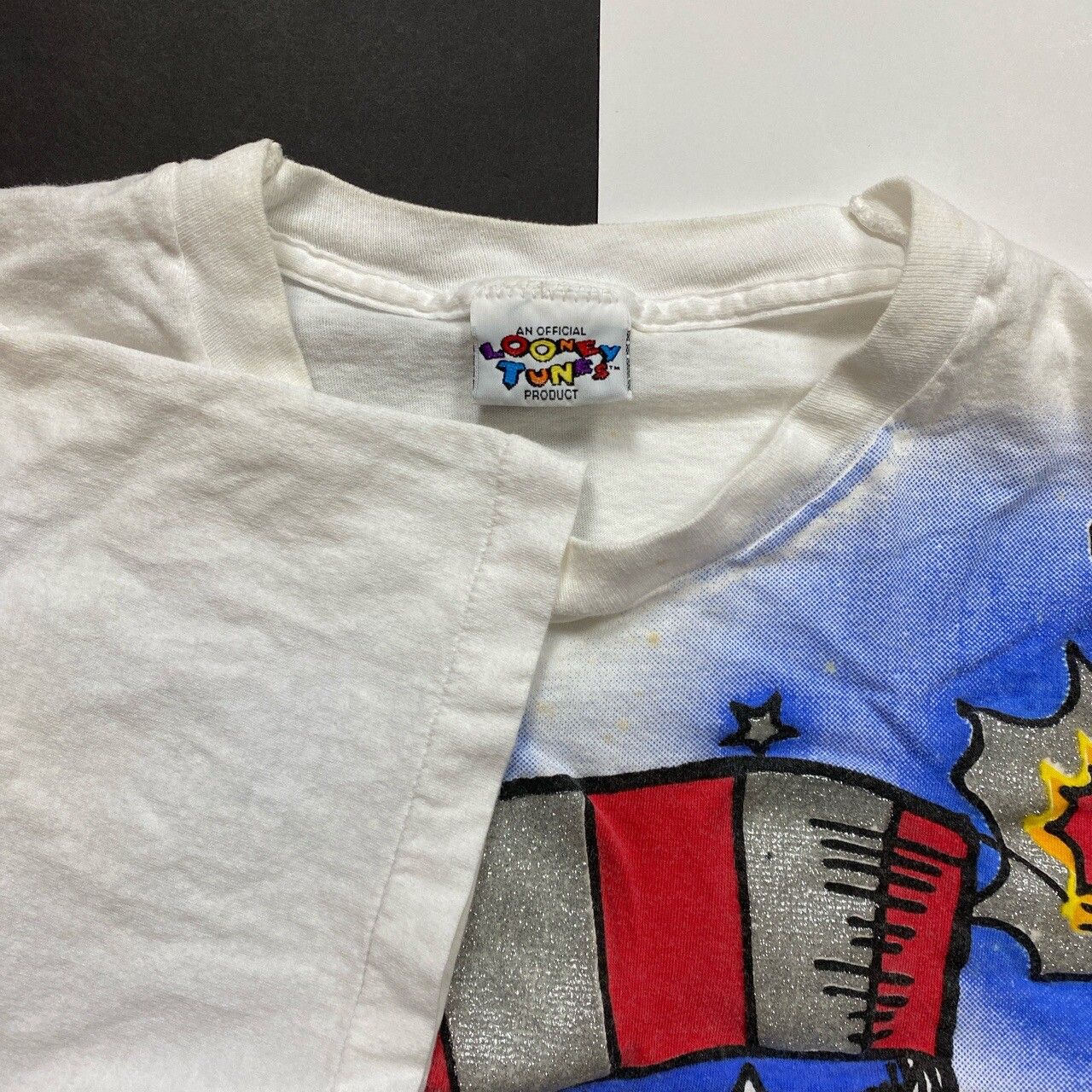 Vintage Vintage 1995 Tweety Looney Tunes America Allover T-shirt Size US XL / EU 56 / 4 - 3 Thumbnail
