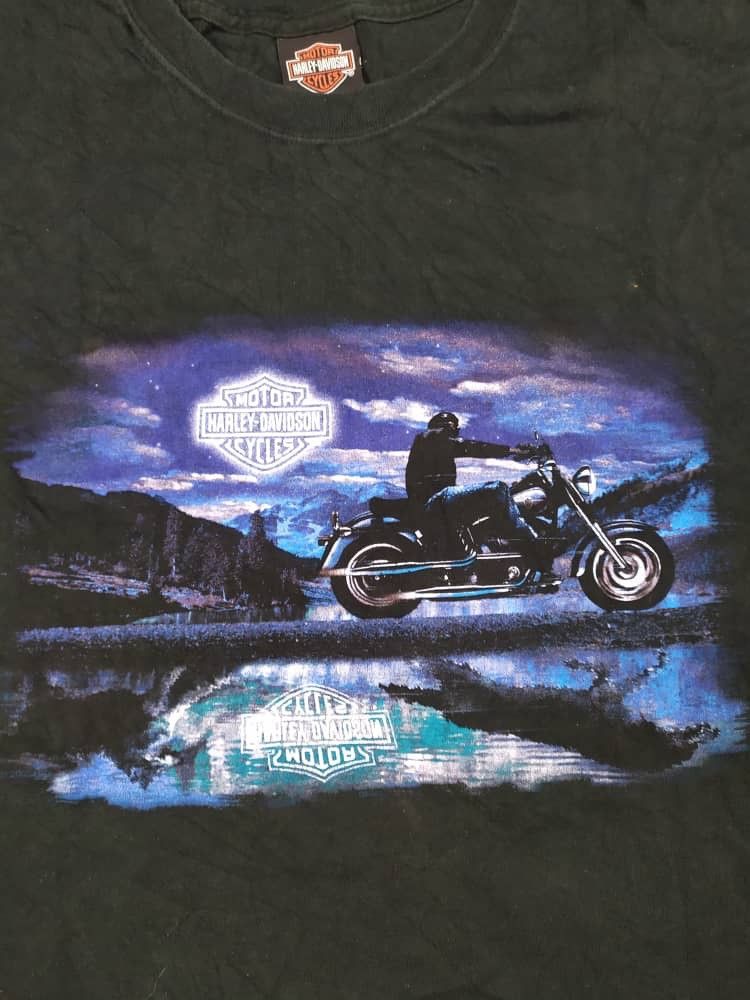 Harley Davidson Vintage Harley Davidson Smokey Mountain Tee Shirt Size US XXL / EU 58 / 5 - 3 Thumbnail