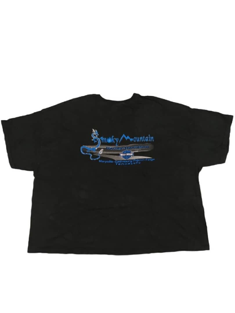 Harley Davidson Vintage Harley Davidson Smokey Mountain Tee Shirt Size US XXL / EU 58 / 5 - 4 Thumbnail