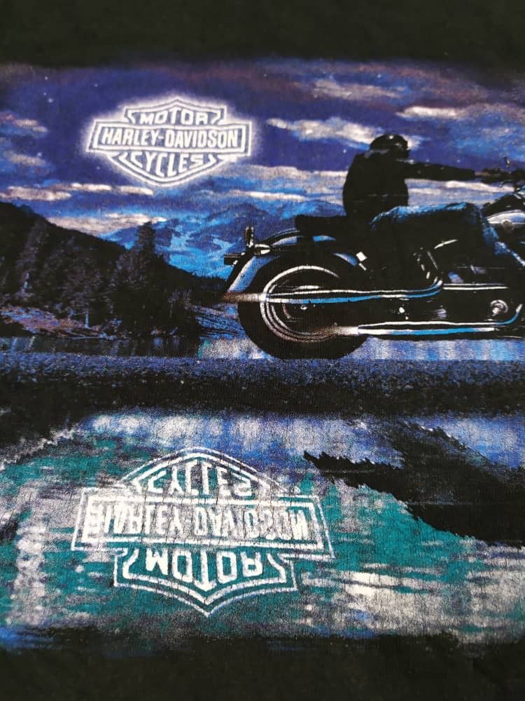 Harley Davidson Vintage Harley Davidson Smokey Mountain Tee Shirt Size US XXL / EU 58 / 5 - 2 Thumbnail