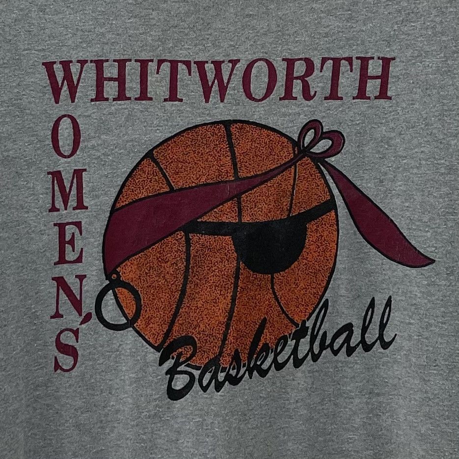 Vintage Whitworth Women's Basketball Vintage 90s T-Shirt Size US XL / EU 56 / 4 - 2 Thumbnail
