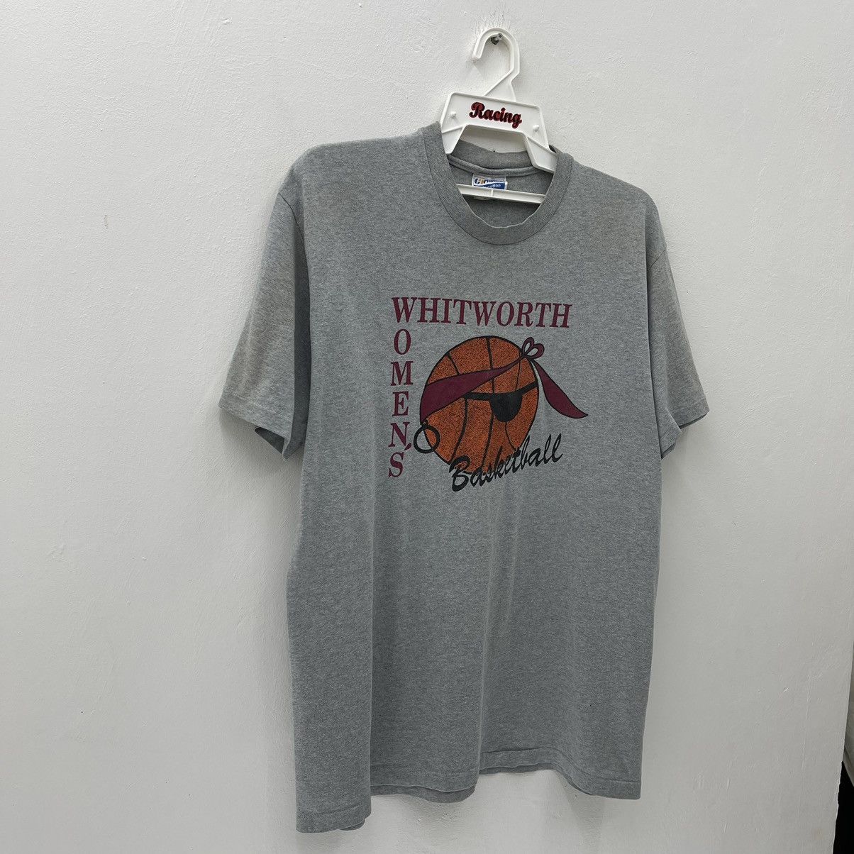 Vintage Whitworth Women's Basketball Vintage 90s T-Shirt Size US XL / EU 56 / 4 - 4 Thumbnail
