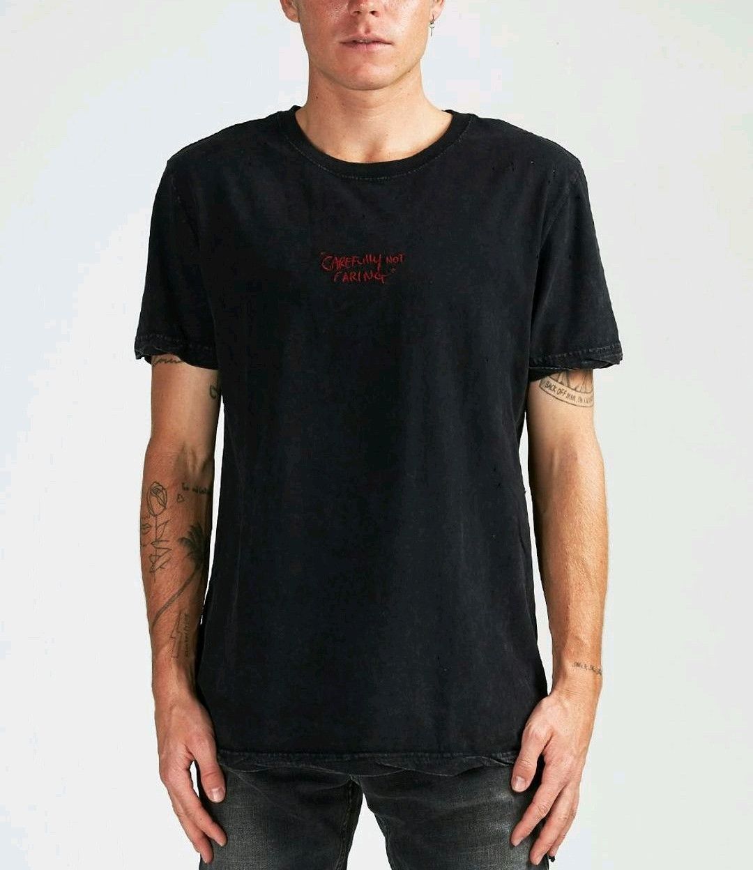 New Ksubi carefully not caring SS tee