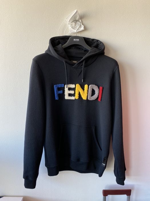 Fendi shearling sale hoodie