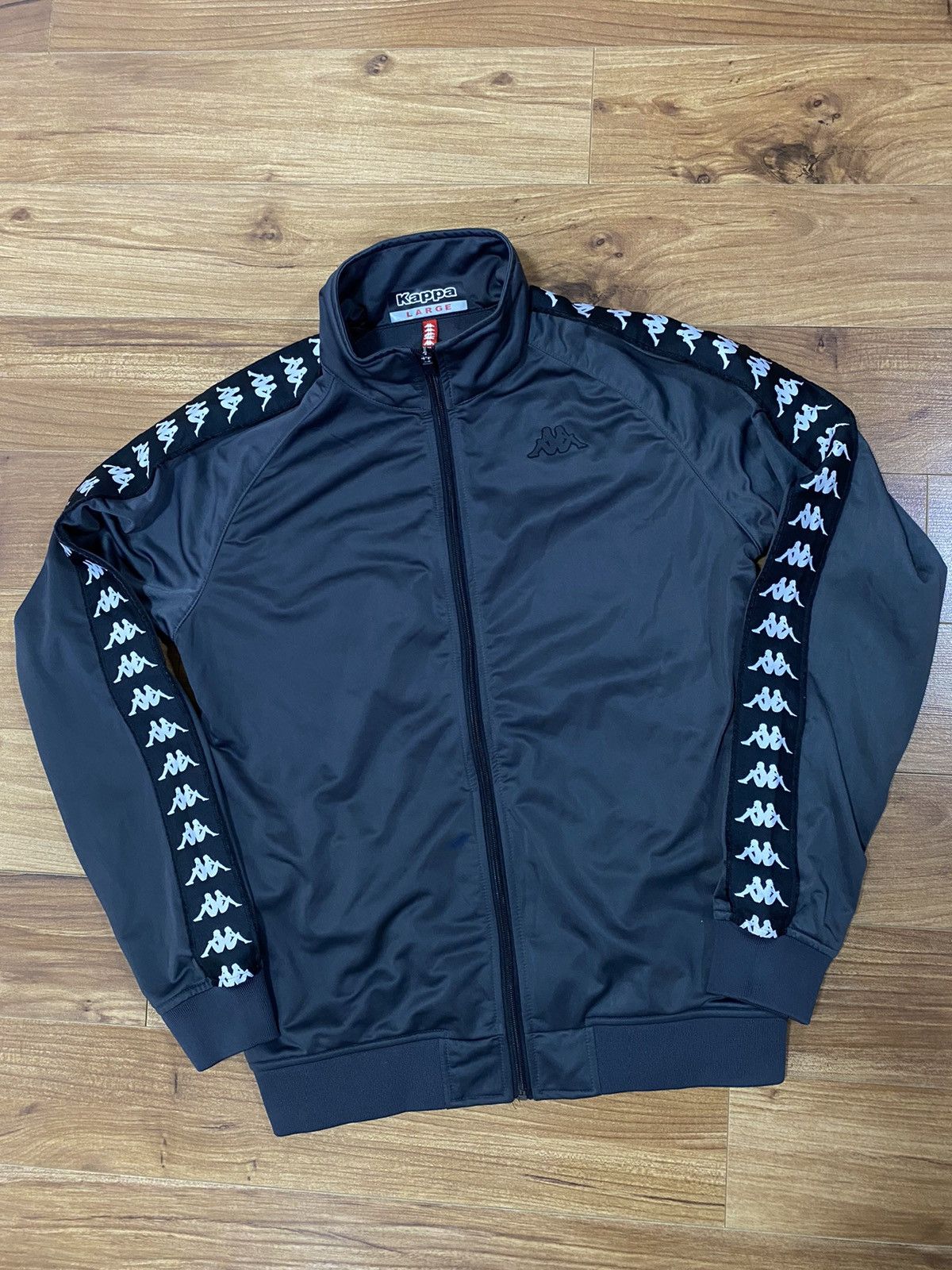 Kappa Grey Kappa Full Band Track Jacket sz L Size US L / EU 52-54 / 3 - 1 Thumbnail
