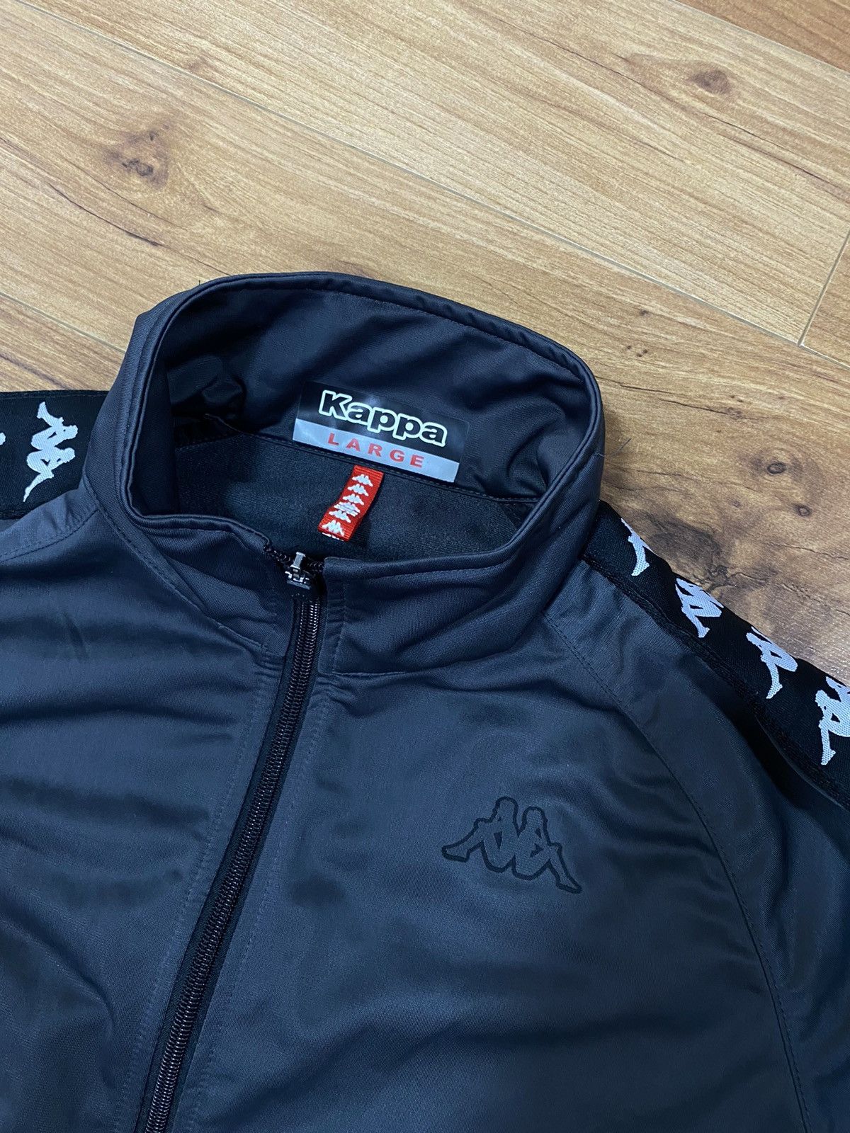 Kappa Grey Kappa Full Band Track Jacket sz L Size US L / EU 52-54 / 3 - 2 Thumbnail