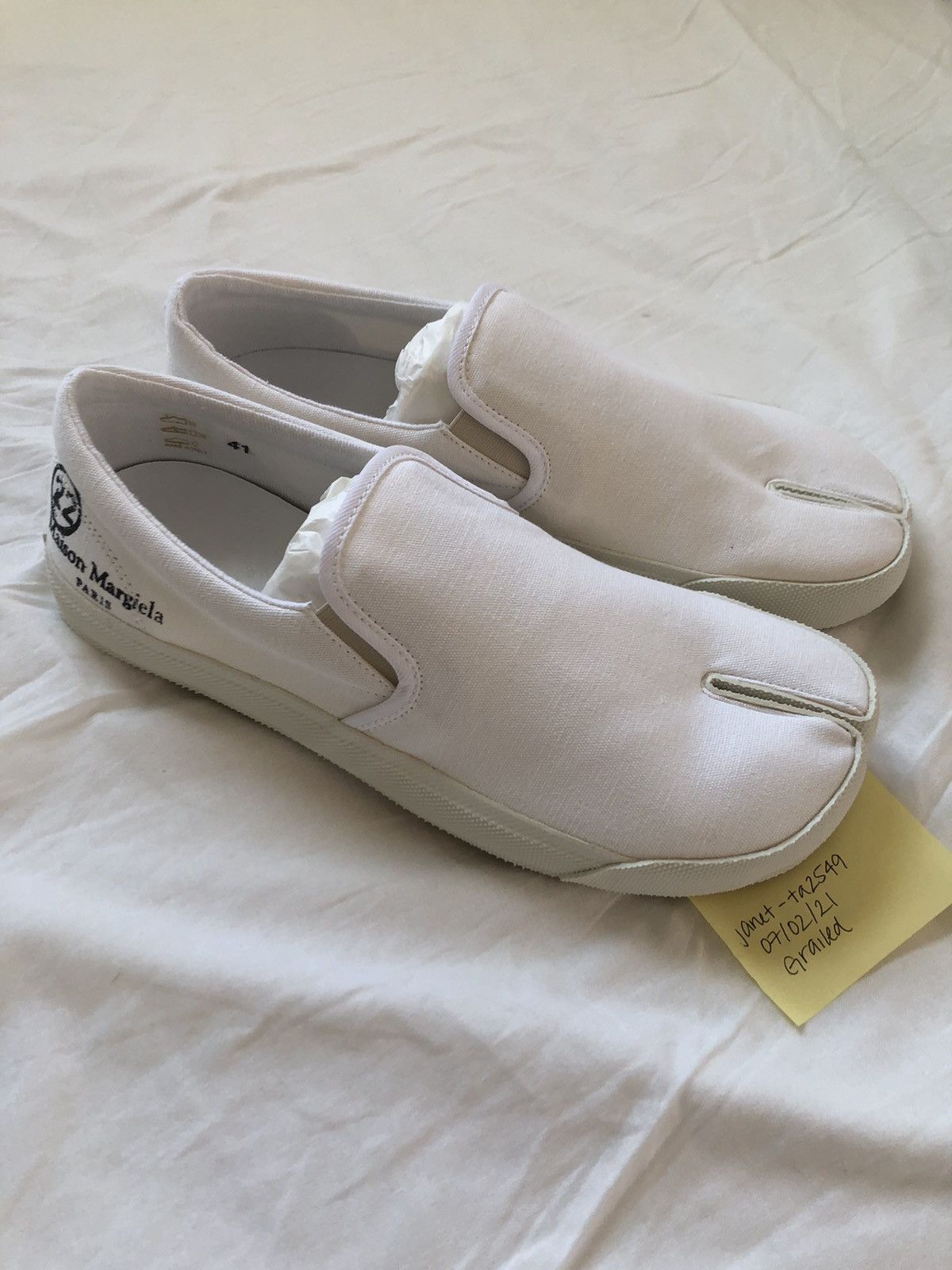 サンダル Maison Margiela Slip-On Tabi Maison Margiela Tabi Leather slip-on Shoes | Black | FARFETCH