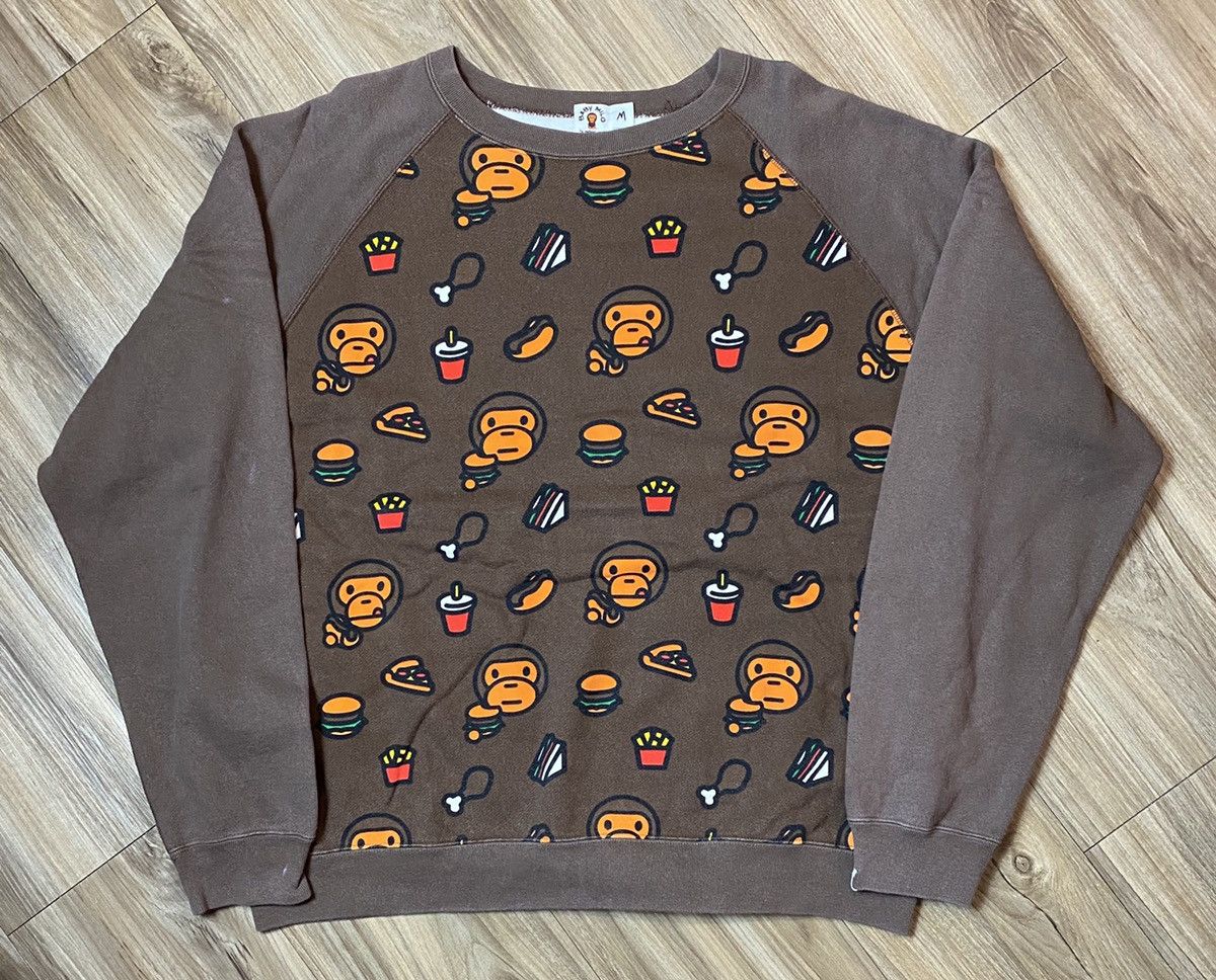 2007 Bape Og Baby Milo Junk Food Crewneck Size Medium hotsell