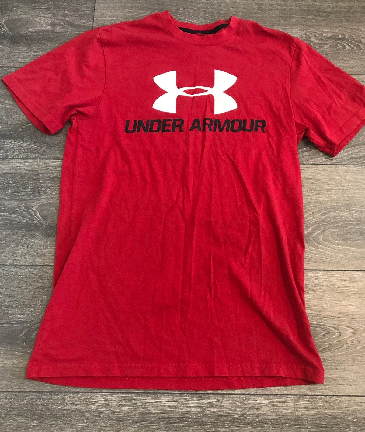 Under Armour Under Armour Shirt Mens Extra Large Gray White Plaid
