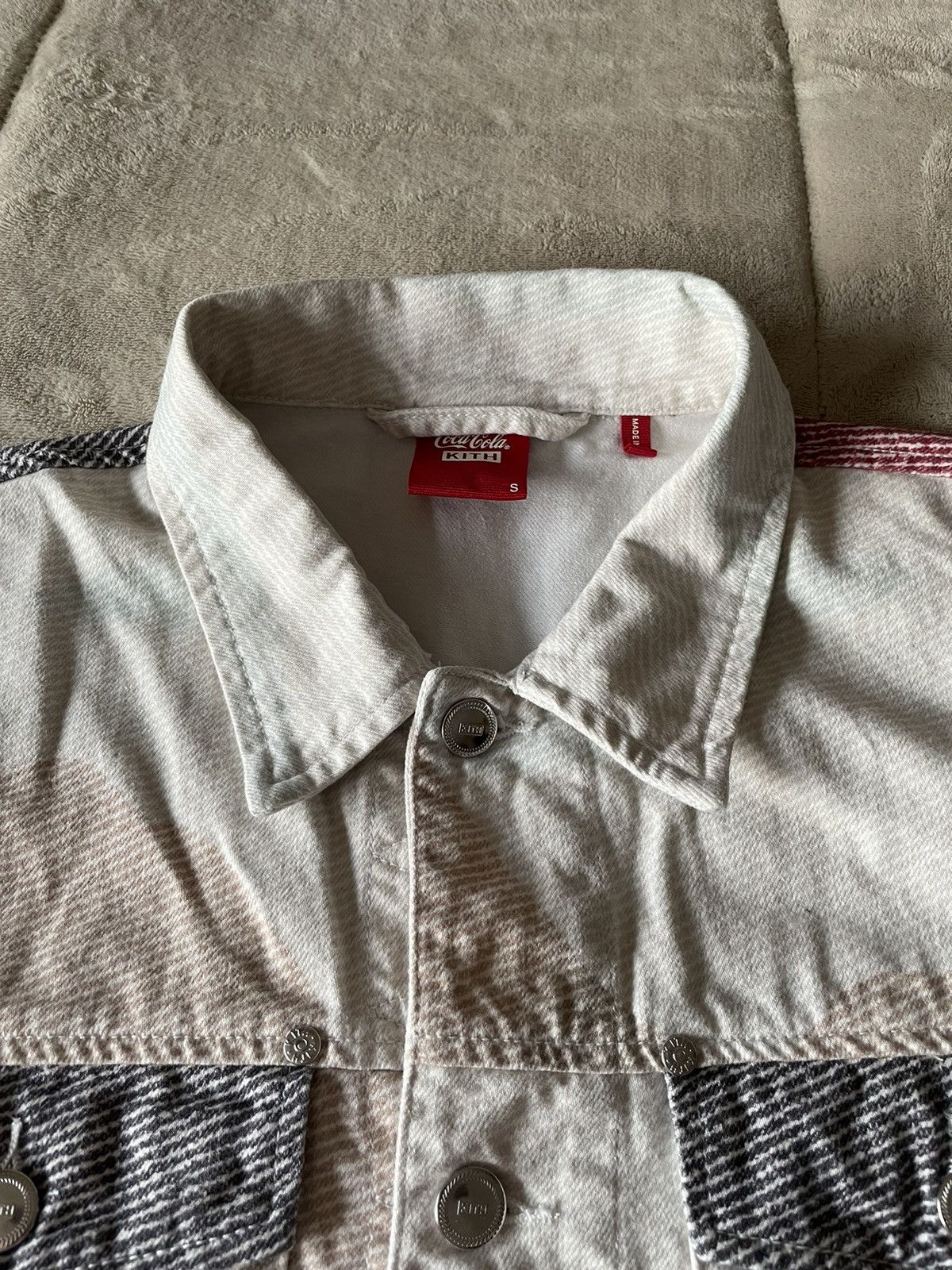 Coca Cola × Kith Kith Coca-Cola Mountains Denim Jacket Multi | Grailed 