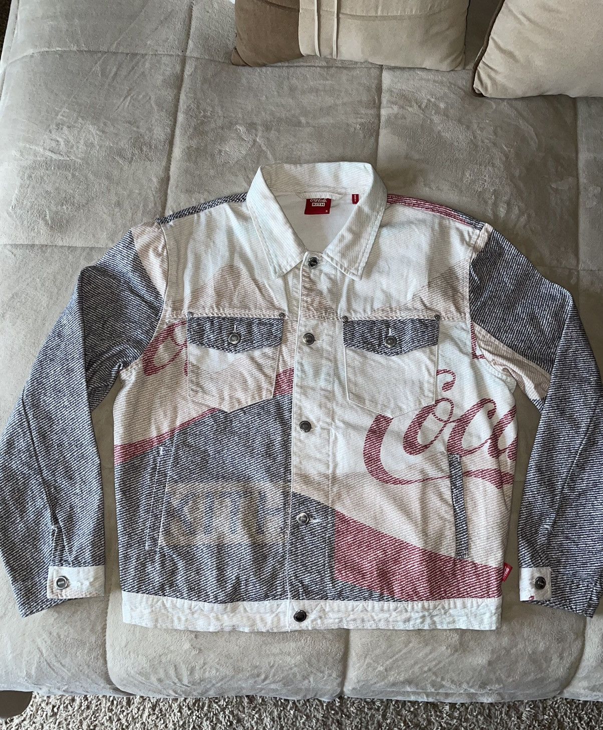 Coca Cola × Kith Kith Coca-Cola Mountains Denim Jacket Multi | Grailed 