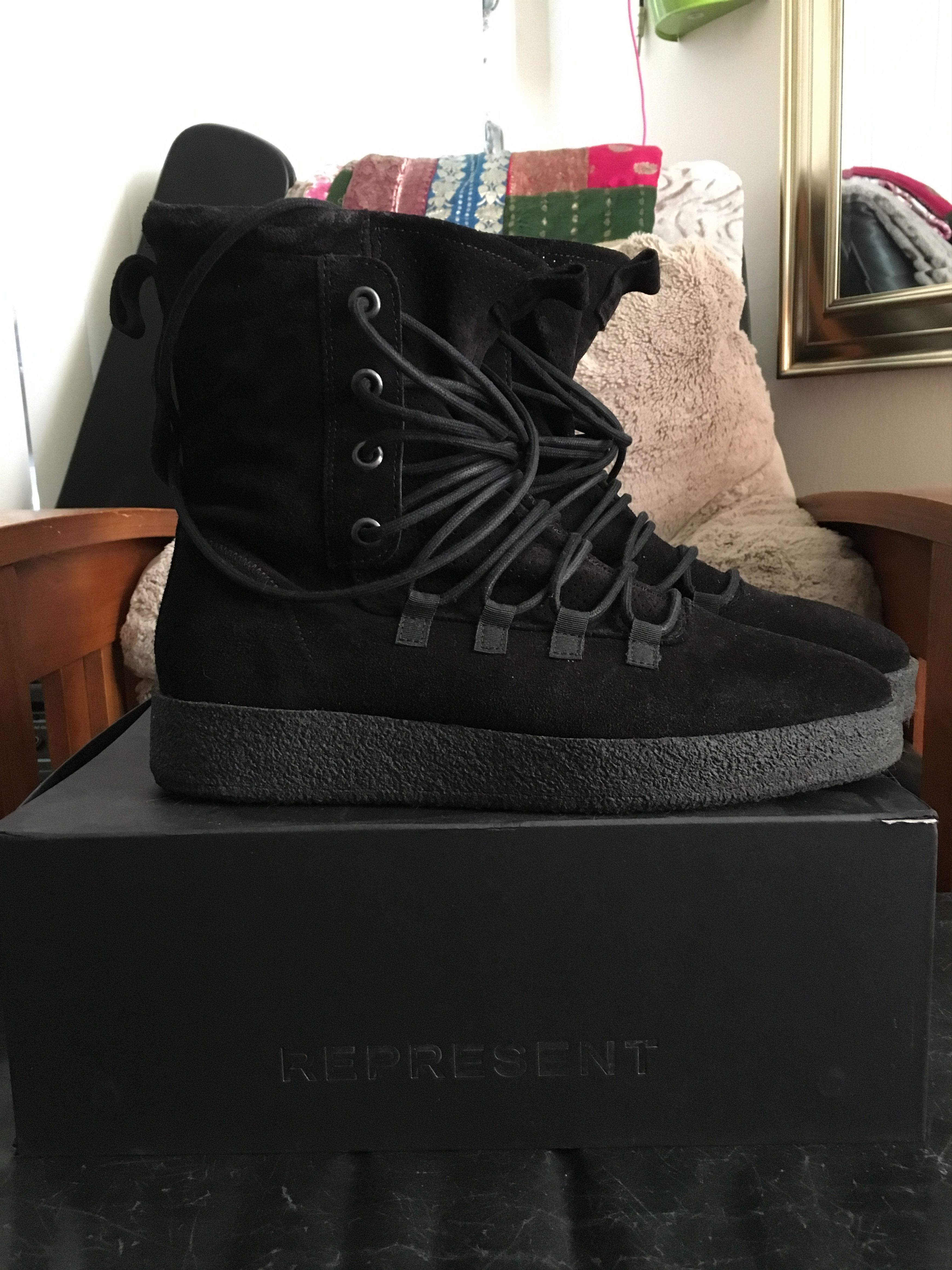 Represent Clo. Represent Clo Dusk Boot Black Onyx | Grailed display picture 3