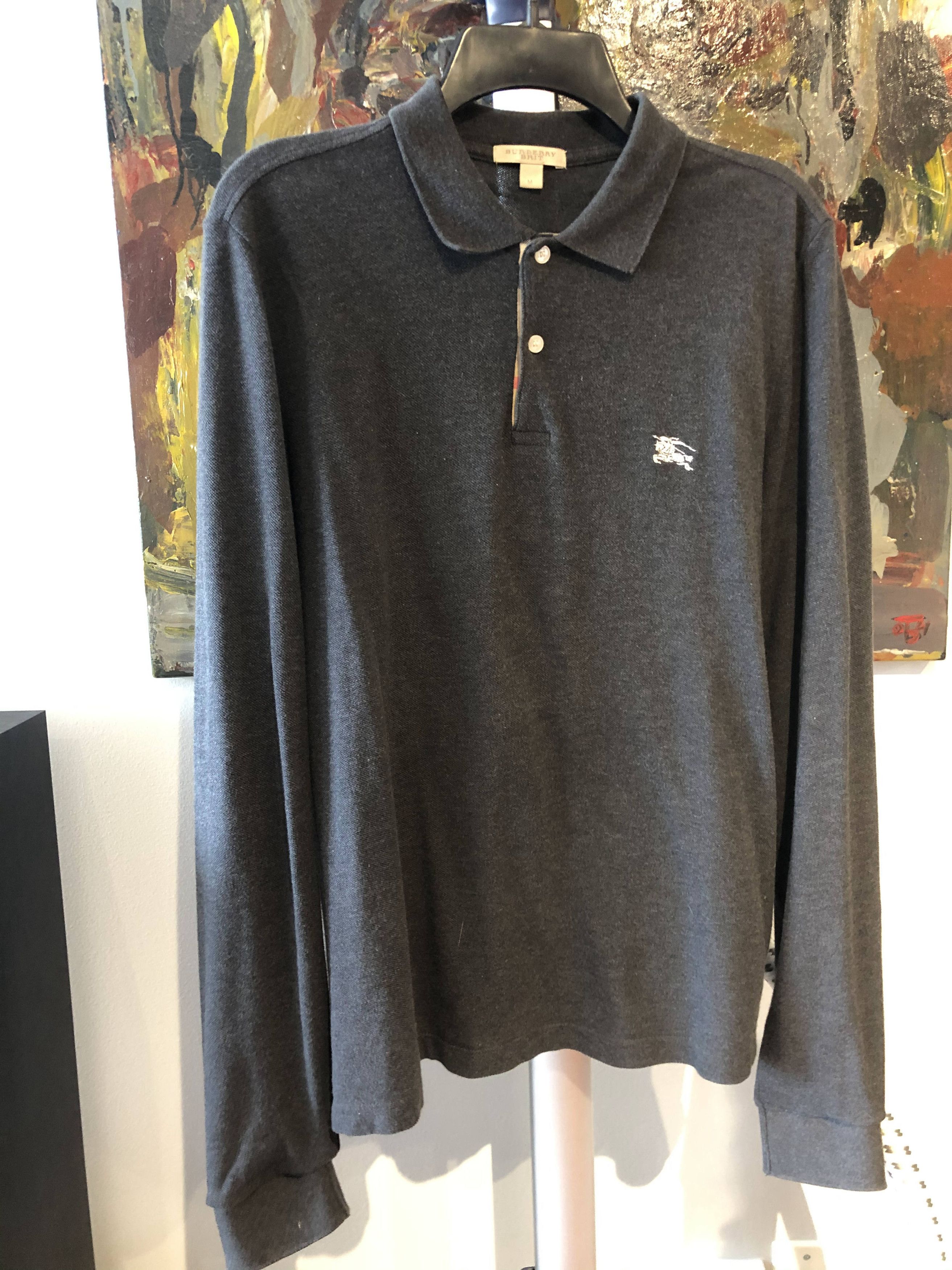 Burberry Burberry Brit Long Sleeve Polo Size US M / EU 48-50 / 2 - 1 Thumbnail