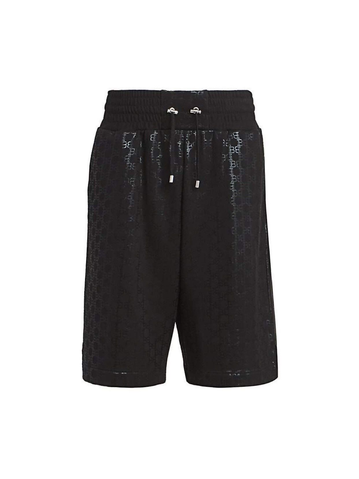 New balmain all over monogram shorts
