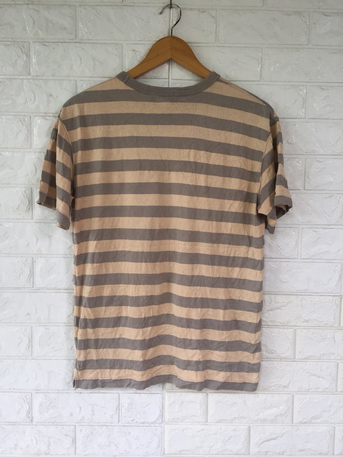 Beams Plus × Japanese Brand Beams Stripe Tshirt Grunge Hip Hop Style Size US M / EU 48-50 / 2 - 2 Thumbnail