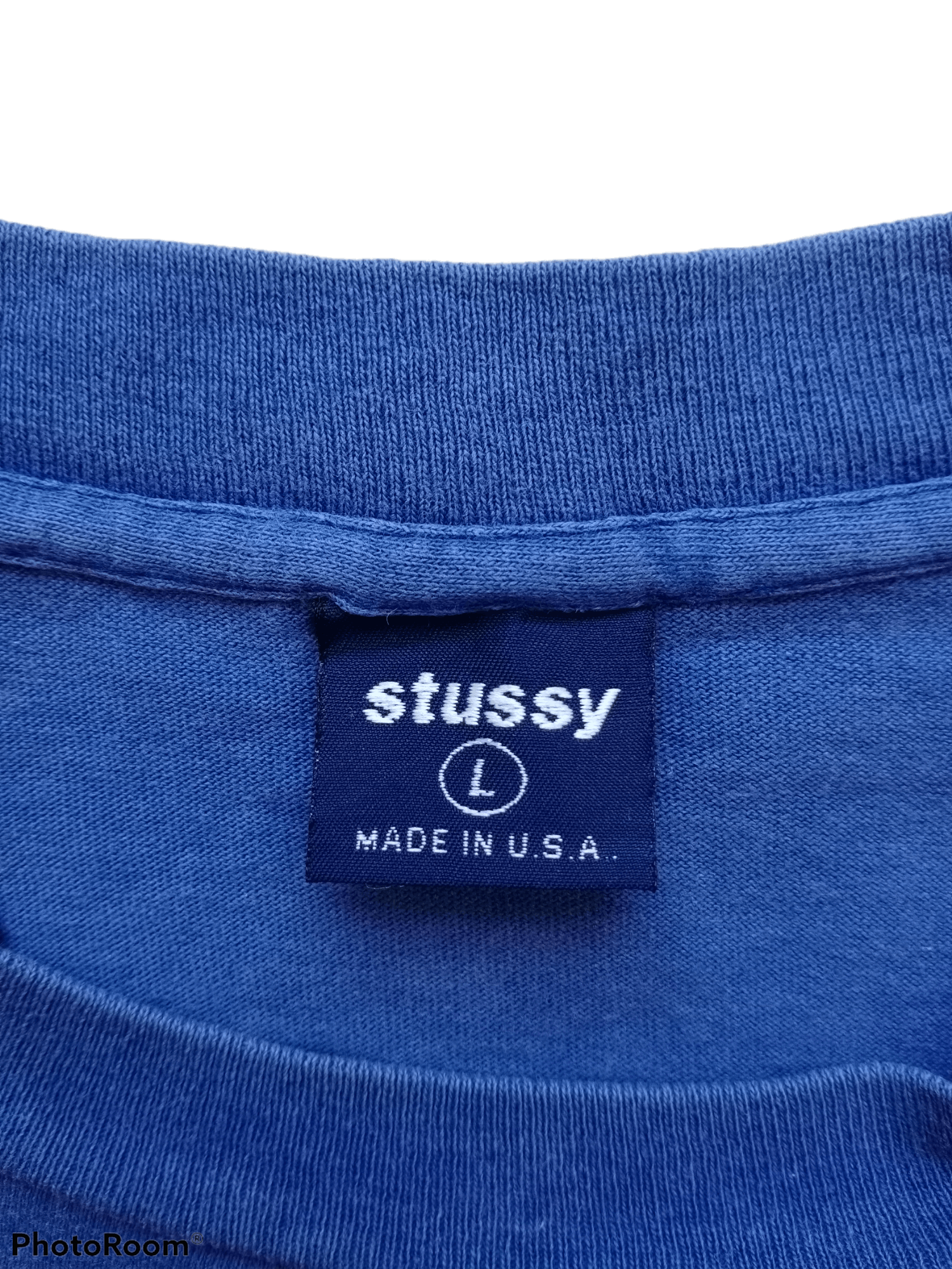 Stussy Vintage Stussy Made In Usa T Shirt Star Striped 90s Size US L / EU 52-54 / 3 - 3 Thumbnail