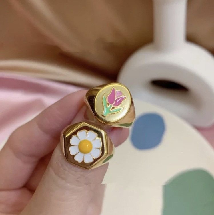AWGE BUNDLE For 2 Golden Playboy Rings | Grailed