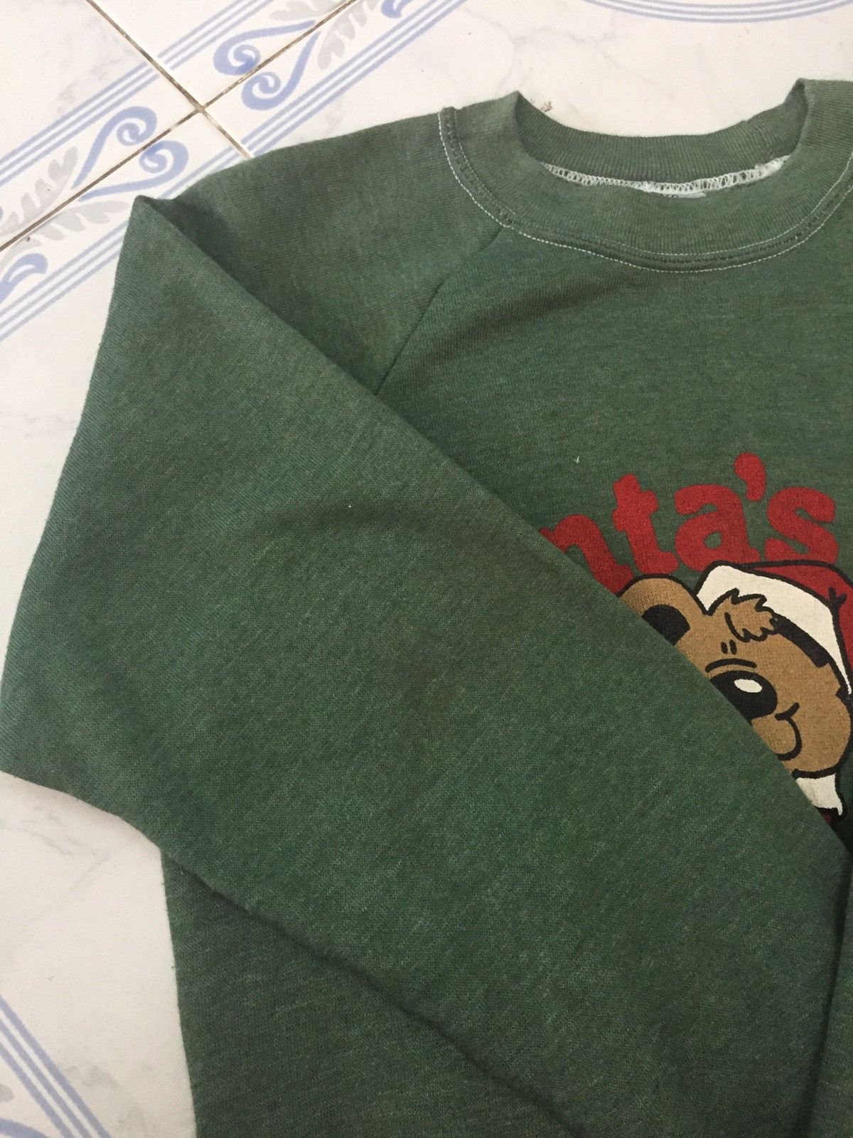 Other Santa’s Lil’ Helper Lingo Sweatshirt Made in Usa Size US M / EU 48-50 / 2 - 11 Thumbnail
