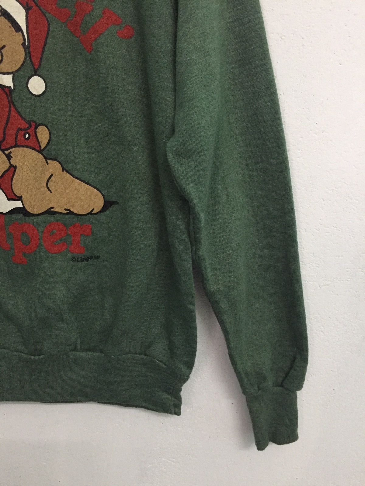 Other Santa’s Lil’ Helper Lingo Sweatshirt Made in Usa Size US M / EU 48-50 / 2 - 5 Thumbnail