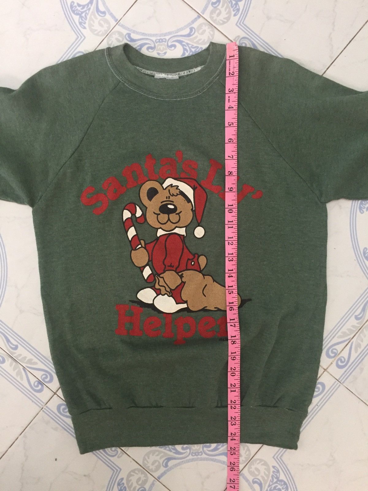 Other Santa’s Lil’ Helper Lingo Sweatshirt Made in Usa Size US M / EU 48-50 / 2 - 13 Thumbnail