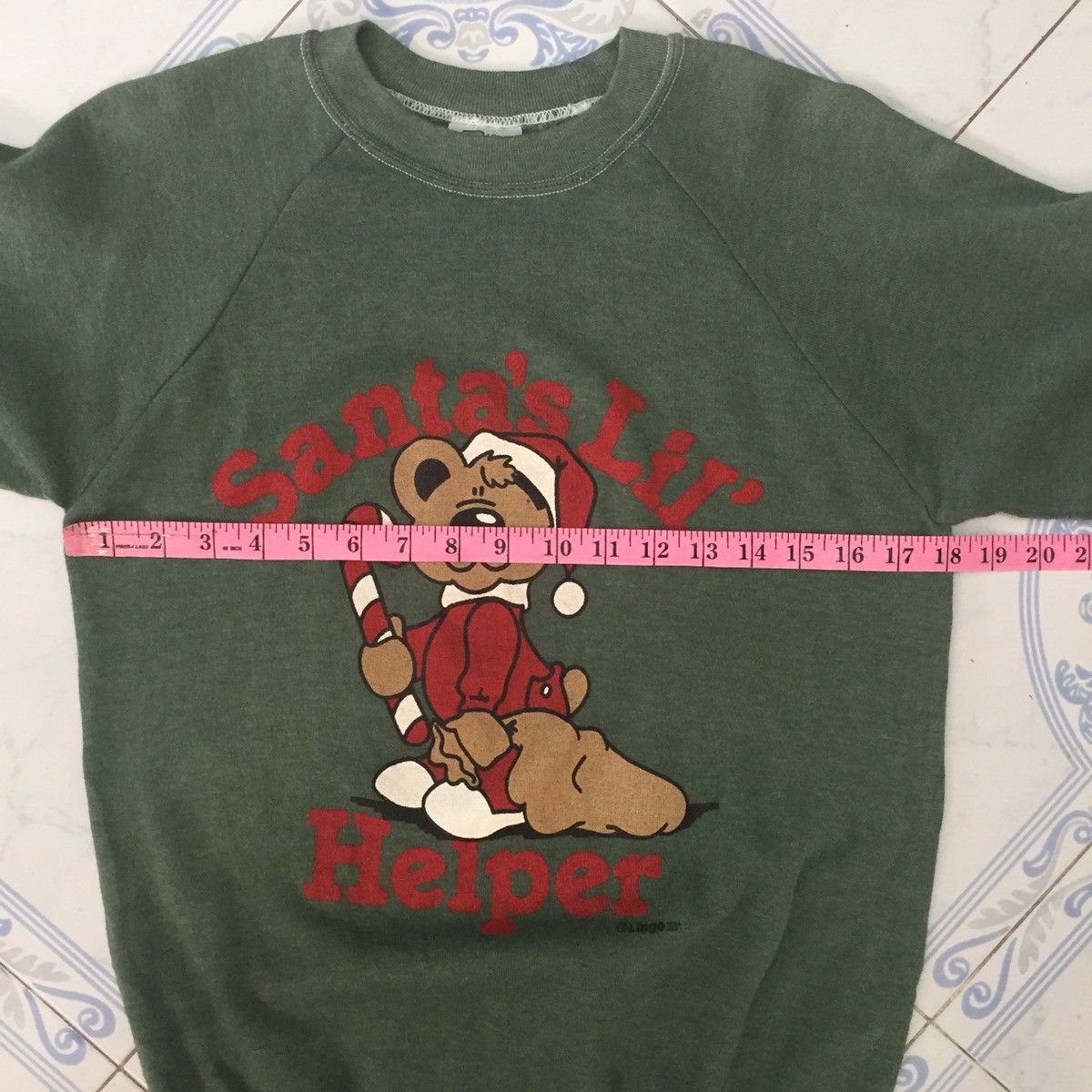 Other Santa’s Lil’ Helper Lingo Sweatshirt Made in Usa Size US M / EU 48-50 / 2 - 12 Thumbnail