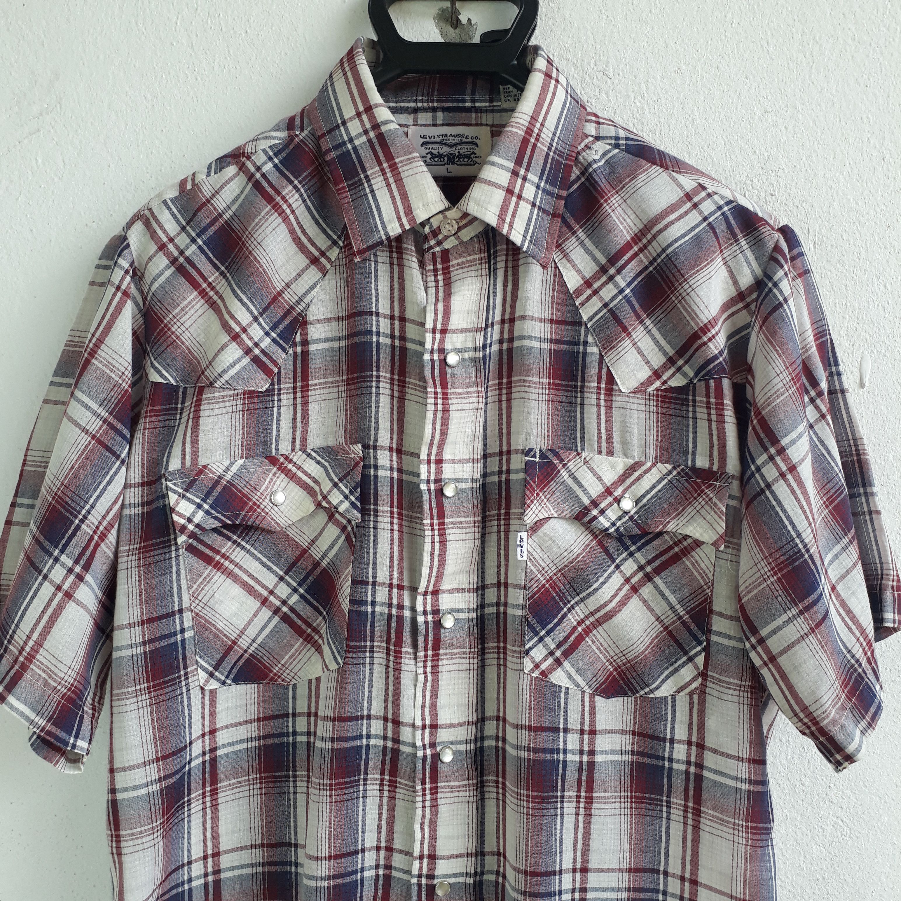 Levi's Levi's Flannel Chekered Double Pocket Size US L / EU 52-54 / 3 - 4 Thumbnail