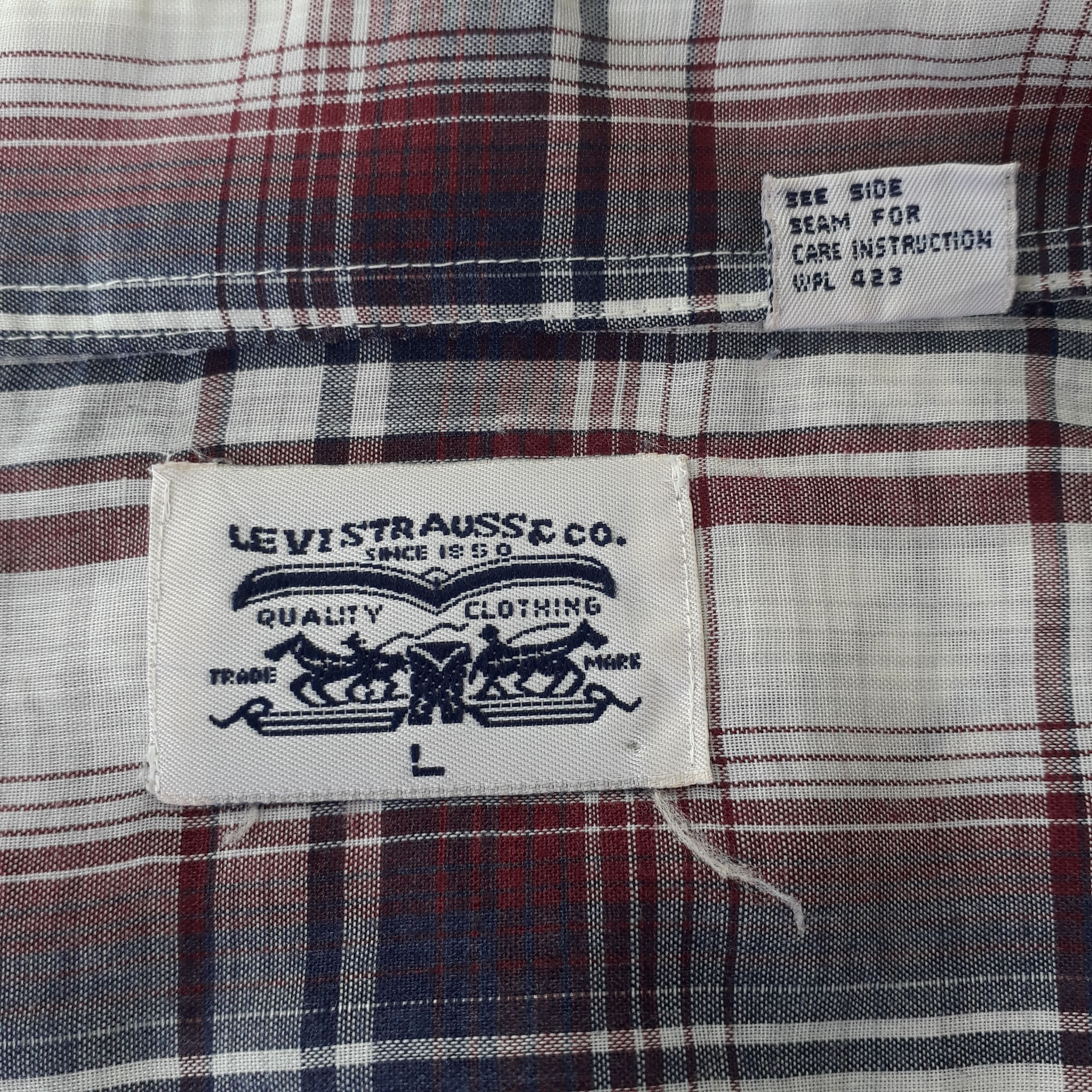Levi's Levi's Flannel Chekered Double Pocket Size US L / EU 52-54 / 3 - 3 Thumbnail