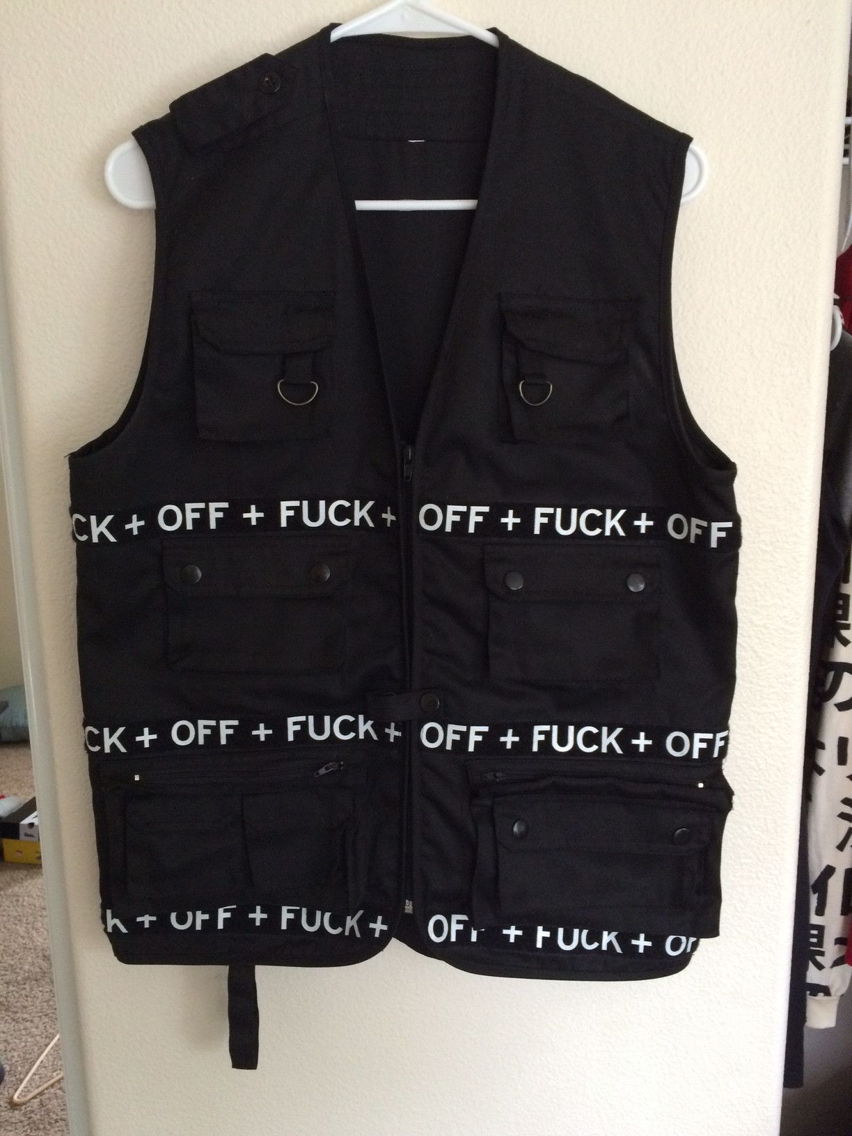 FUC Off Bodywarmer Black Fackupclothes ショップ