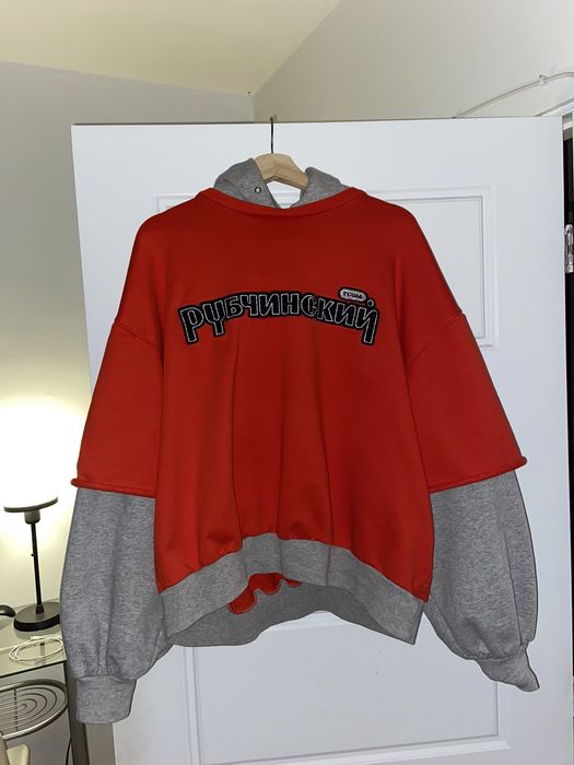 Gosha rubchinskiy layered hoodie hot sale