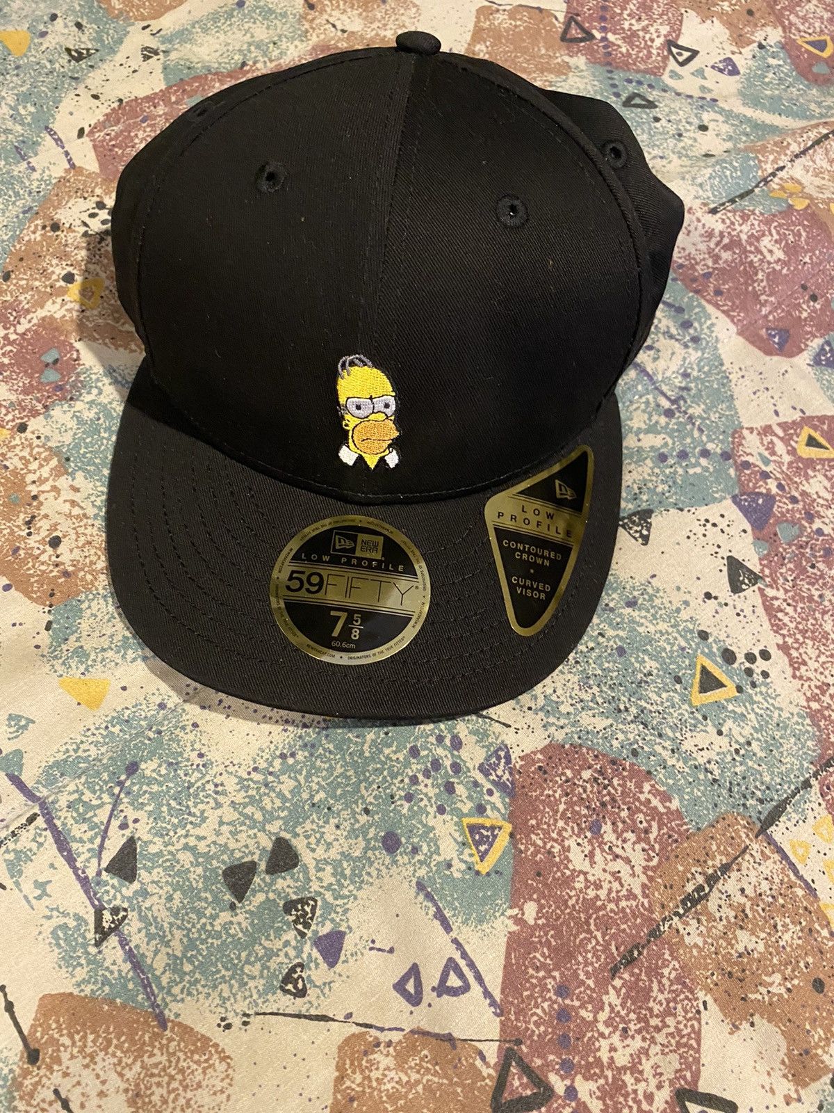 Kith Kith x Simpsons x New Era Homer Fitted Cap (Black 7 5/8) | Grailed