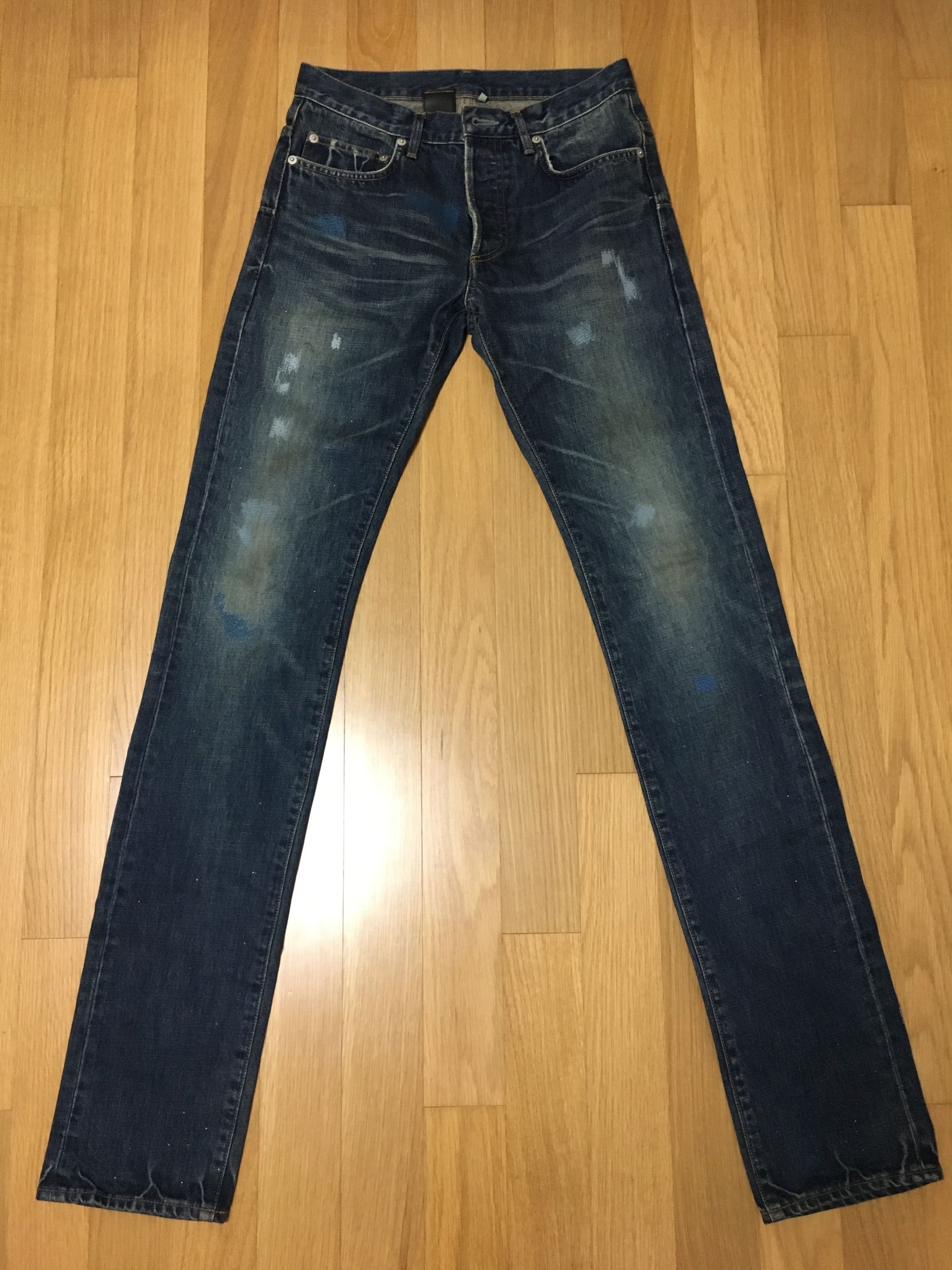 dior homme AW11 CARBON COPY w30 ジーンズ Dior Homme AW11 crash denim | Barhaine Archive