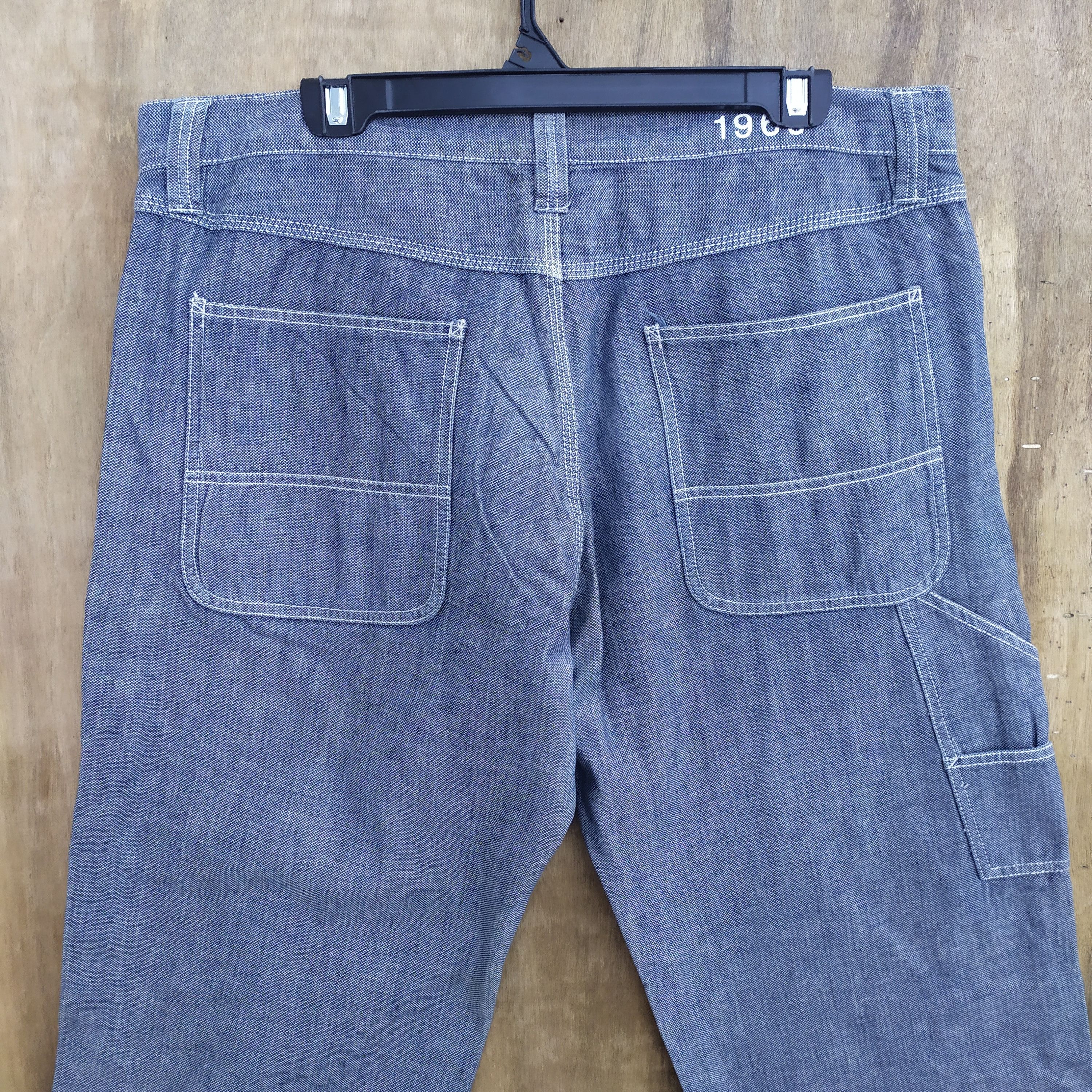Gap × StraightFaded GAP FADED GREY COLOUR CARGO PANTS Size US 38 / EU 54 - 11 Thumbnail