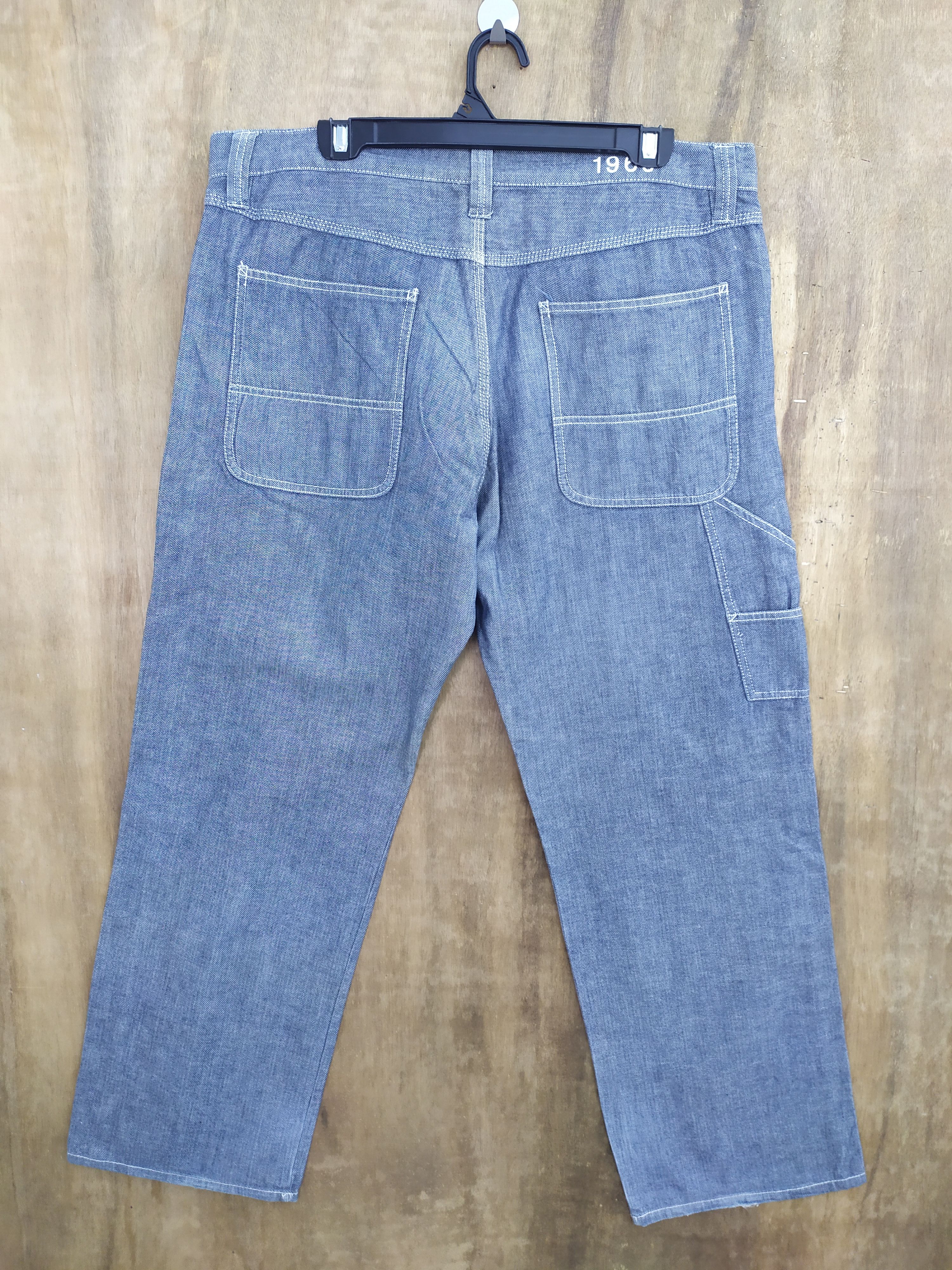 Gap × StraightFaded GAP FADED GREY COLOUR CARGO PANTS Size US 38 / EU 54 - 7 Thumbnail