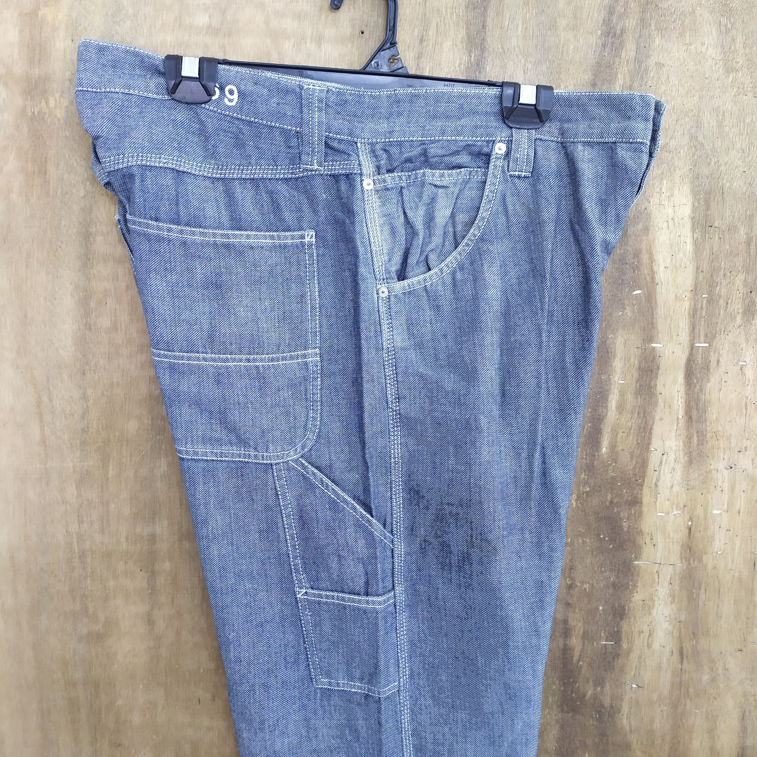 Gap × StraightFaded GAP FADED GREY COLOUR CARGO PANTS Size US 38 / EU 54 - 13 Thumbnail