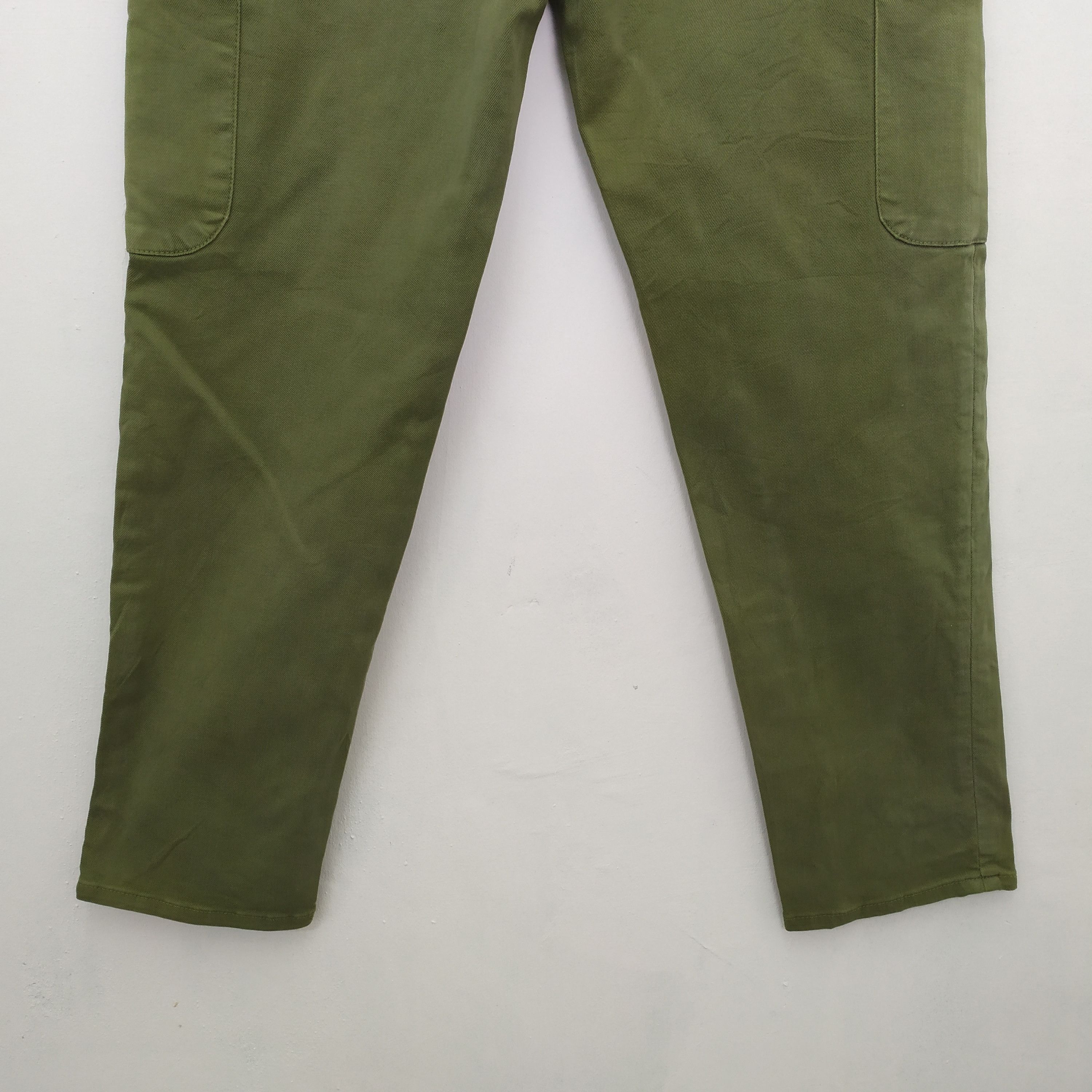 Zara ZARA STREETWEAR GREEN CARGO PANTS Size US 26 / EU 42 - 9 Thumbnail