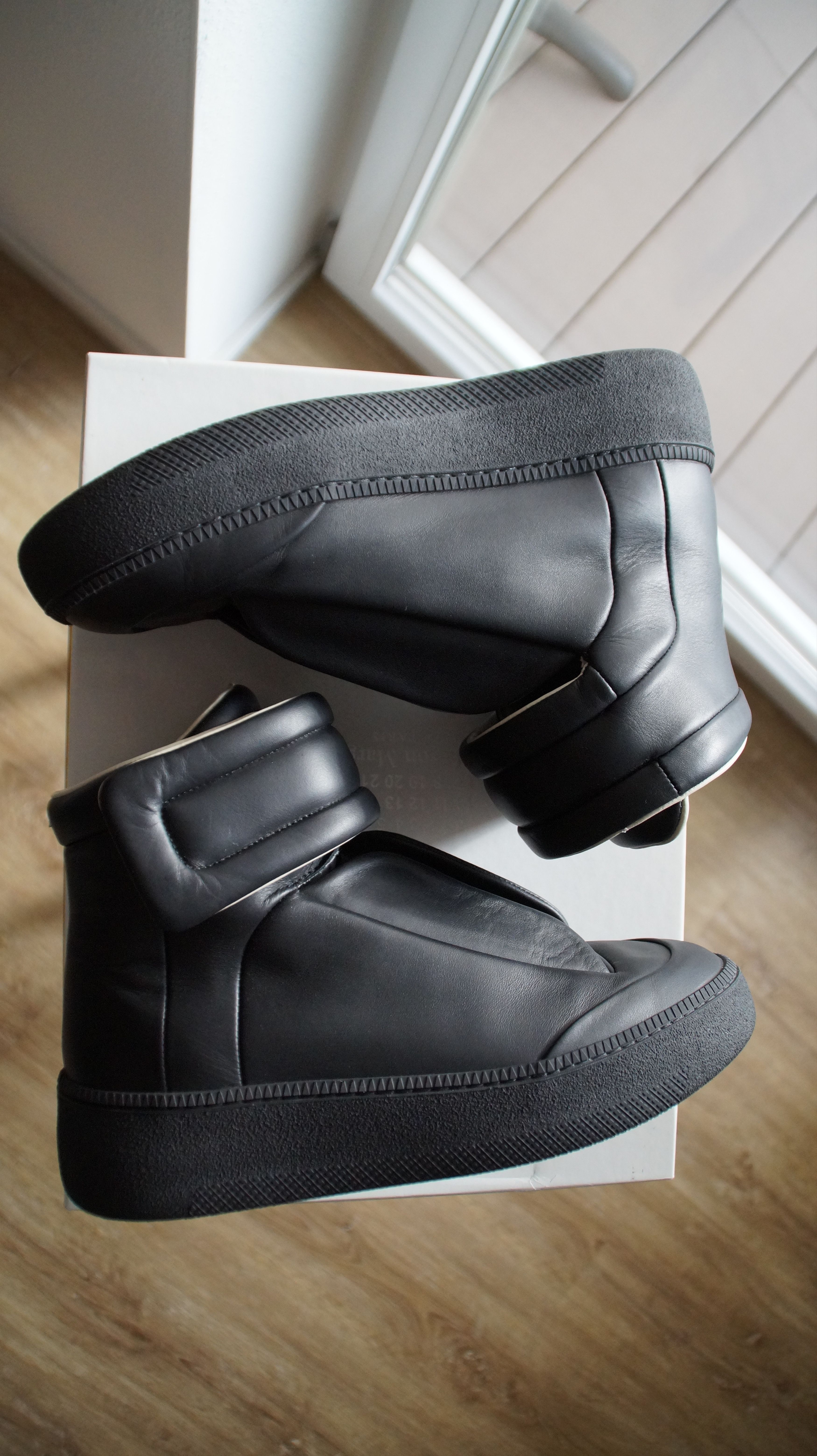 Maison Margiela Future High Tops RARE high sole no laces