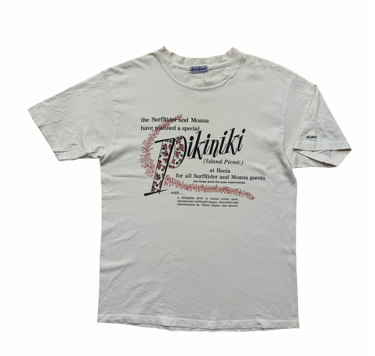 Vintage Sunsurf Japan Pikiniki Hawaii