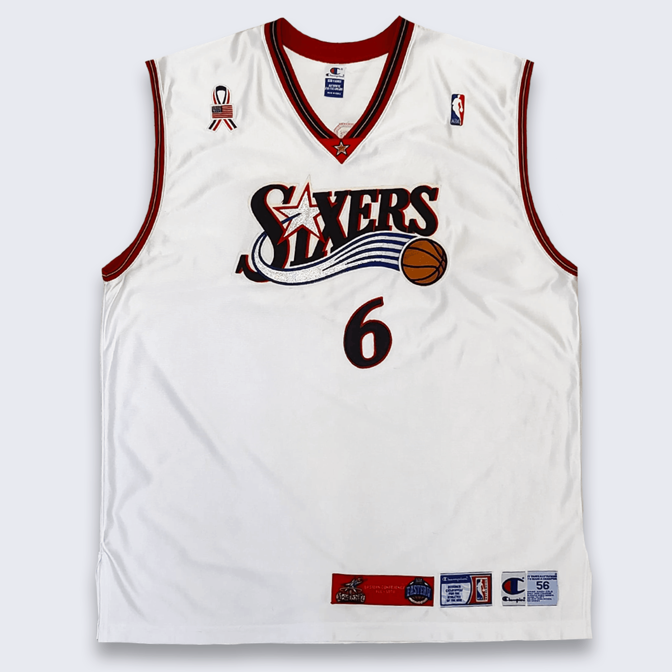 Vintage outlet 90’s Authentic Champion Allen Iverson 76ers jersey size 2XL