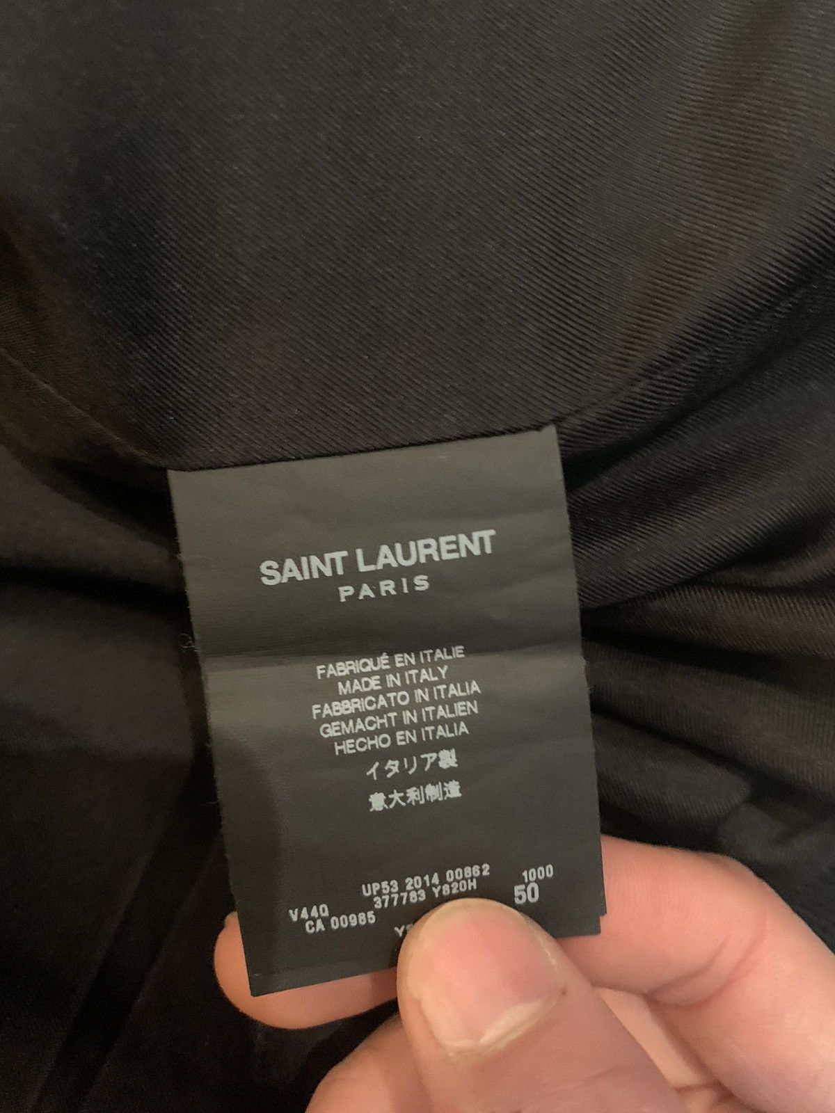 Saint Laurent Paris Saint Laurent Officer embroidered silky jacket Size US M / EU 48-50 / 2 - 6 Thumbnail