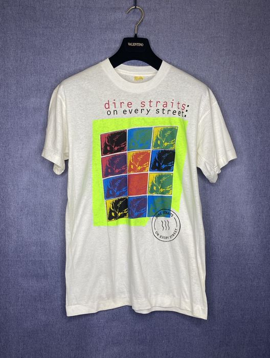 Vintage Dire straits on every street world tour 90s t shirt