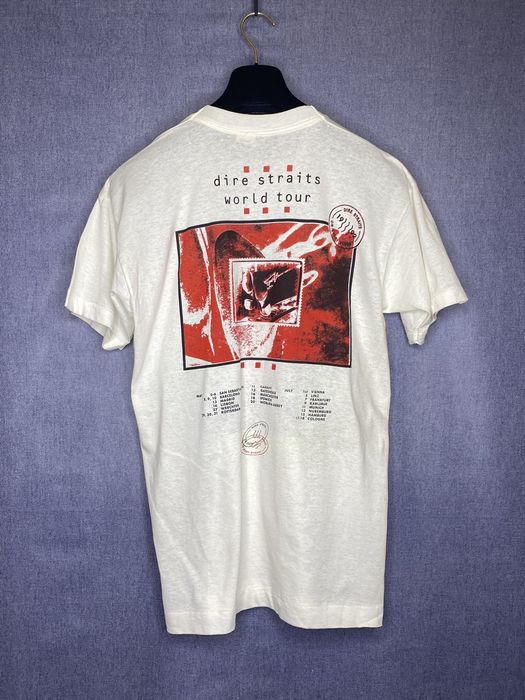 Vintage Dire straits on every street world tour 90s t shirt