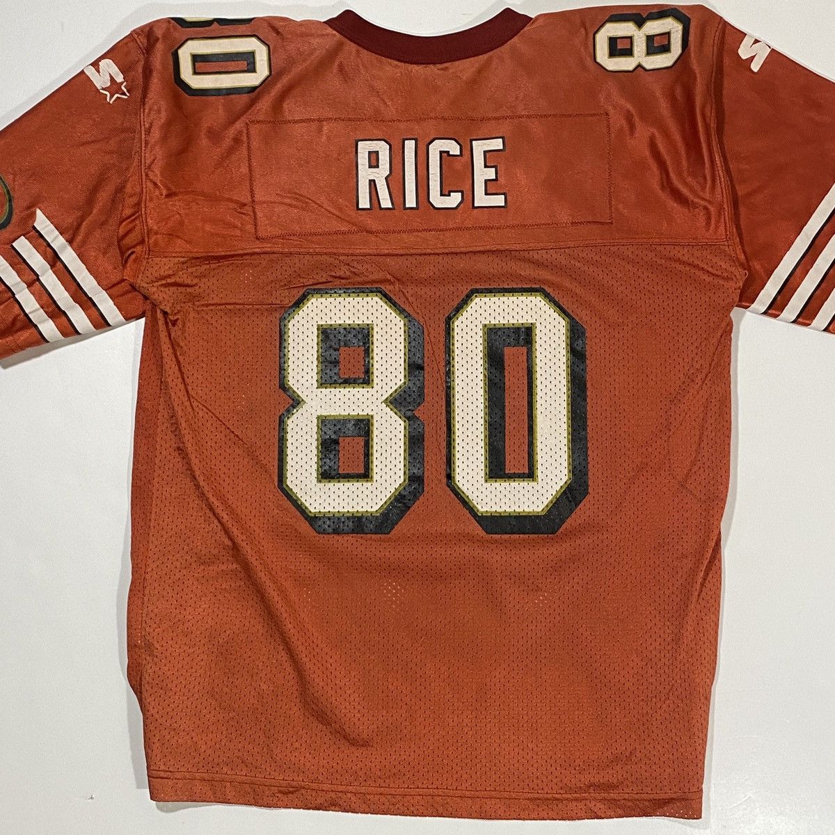 Rare store vintage 49ers jersey all over print jerry rice starter